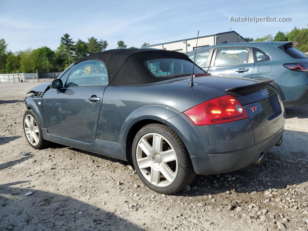 2005 Audi Tt Quattro Gray vin: TRUUT28N651002928