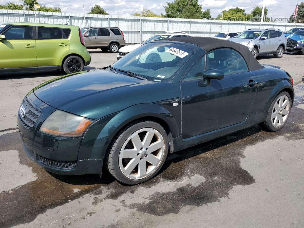 2005 Audi Tt Quattro Green vin: TRUUT28N751008155