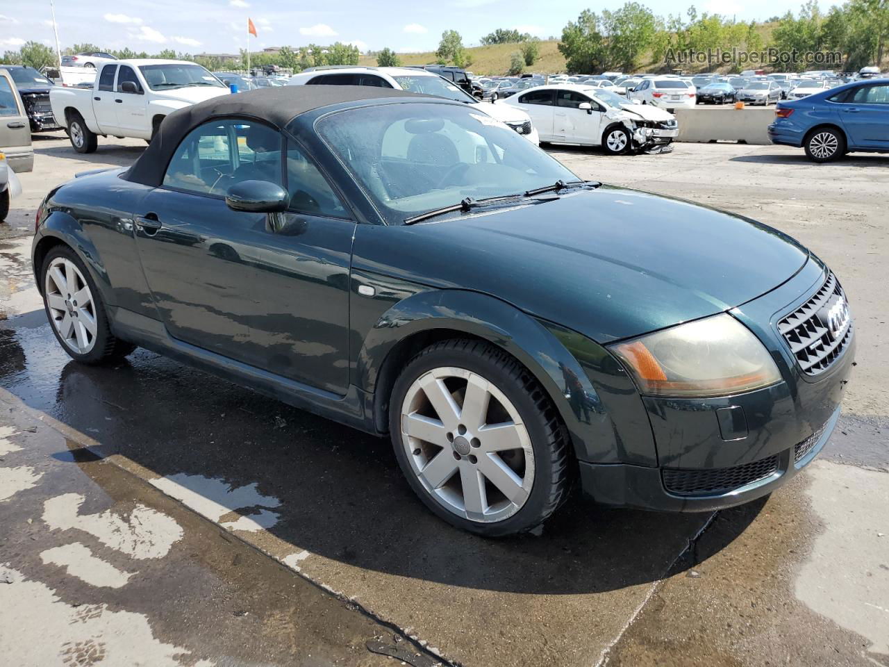 2005 Audi Tt Quattro Green vin: TRUUT28N751008155