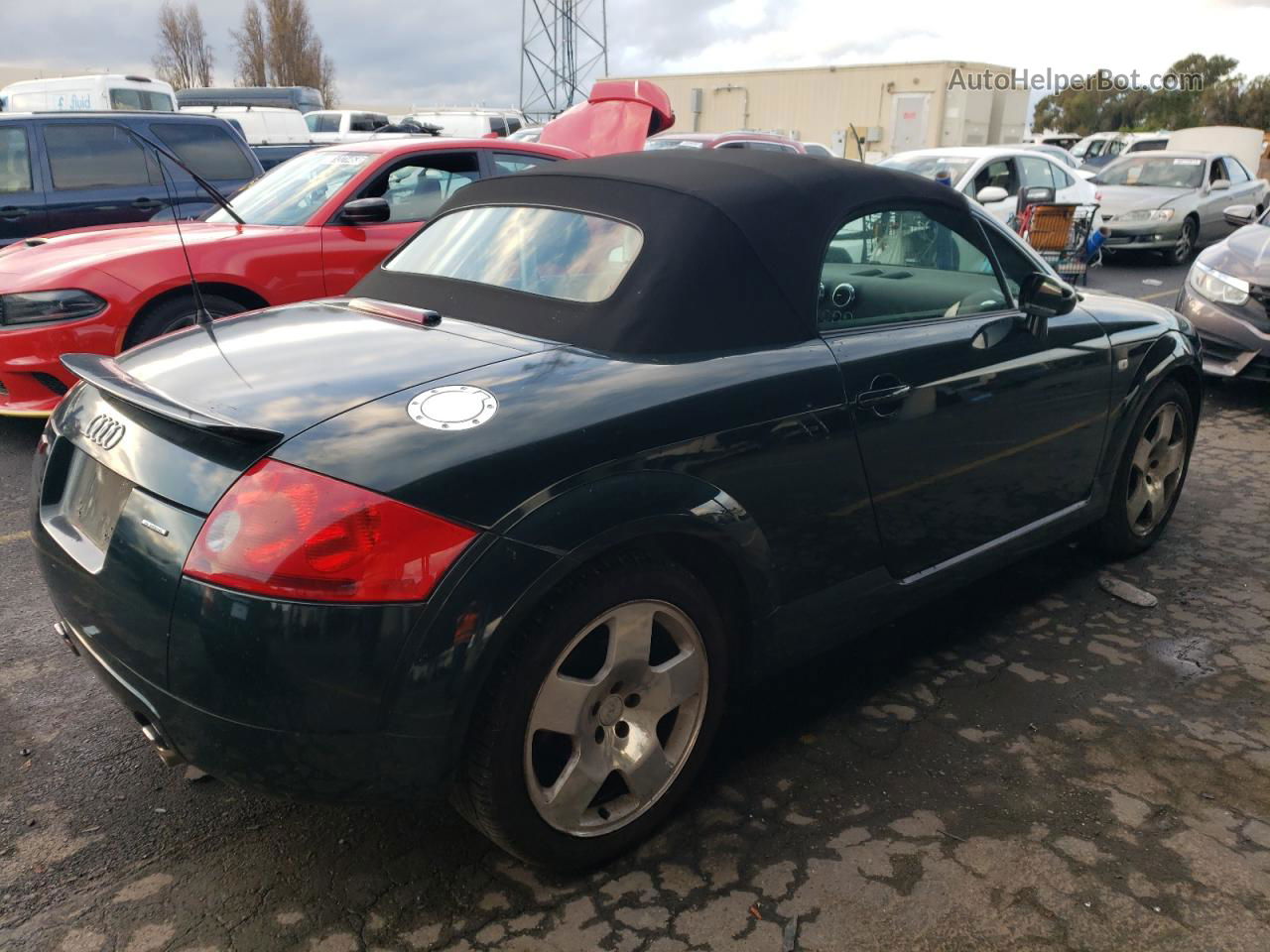 2005 Audi Tt Quattro Green vin: TRUUT28N851003725