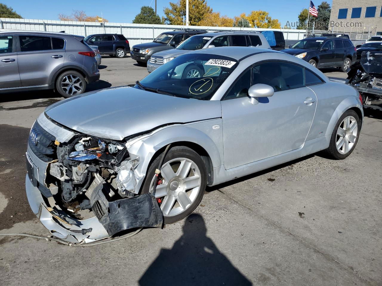 2005 Audi Tt 3.2 Quattro Silver vin: TRUWF28N451009781