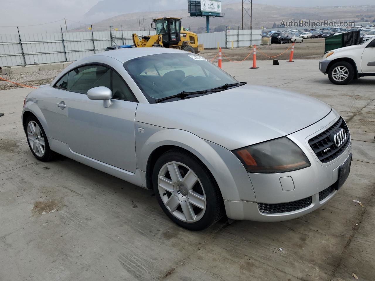 2005 Audi Tt Quattro Silver vin: TRUWT28N051001136