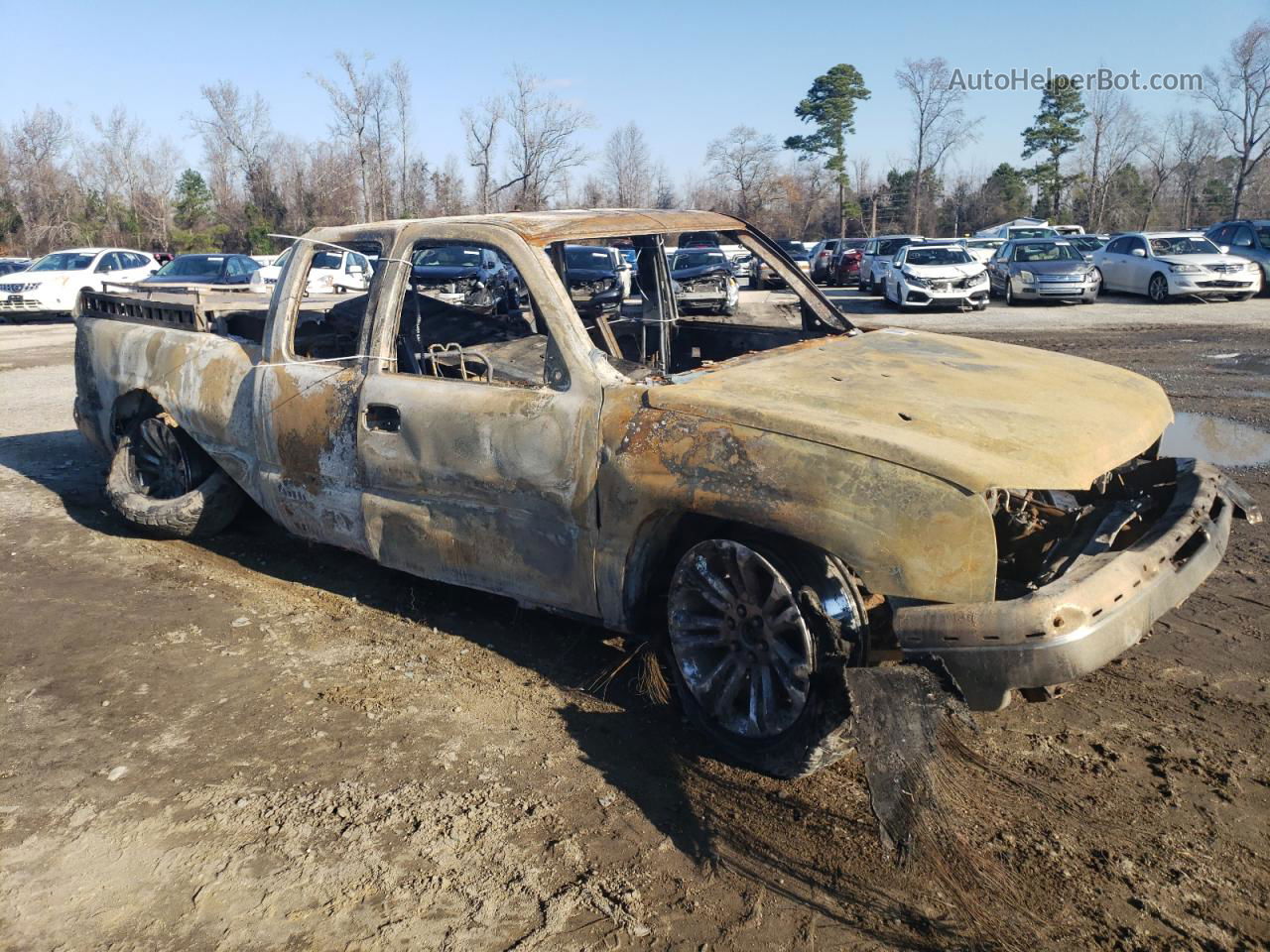 2003 Chevrolet Silverado Серый vin: UNABLETOVERIFYVIN