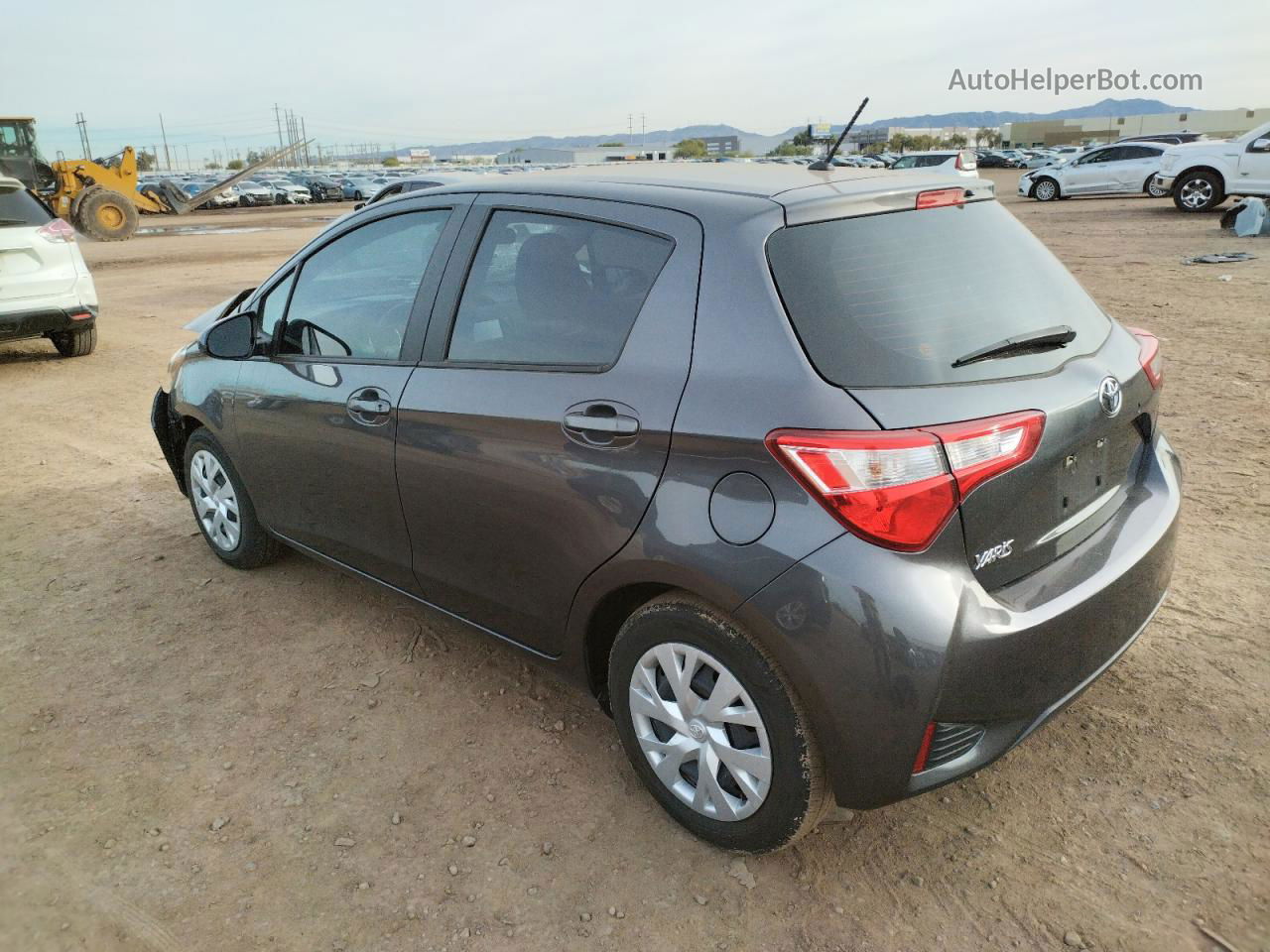 2018 Toyota Yaris L Gray vin: VNKKTUD33JA097130