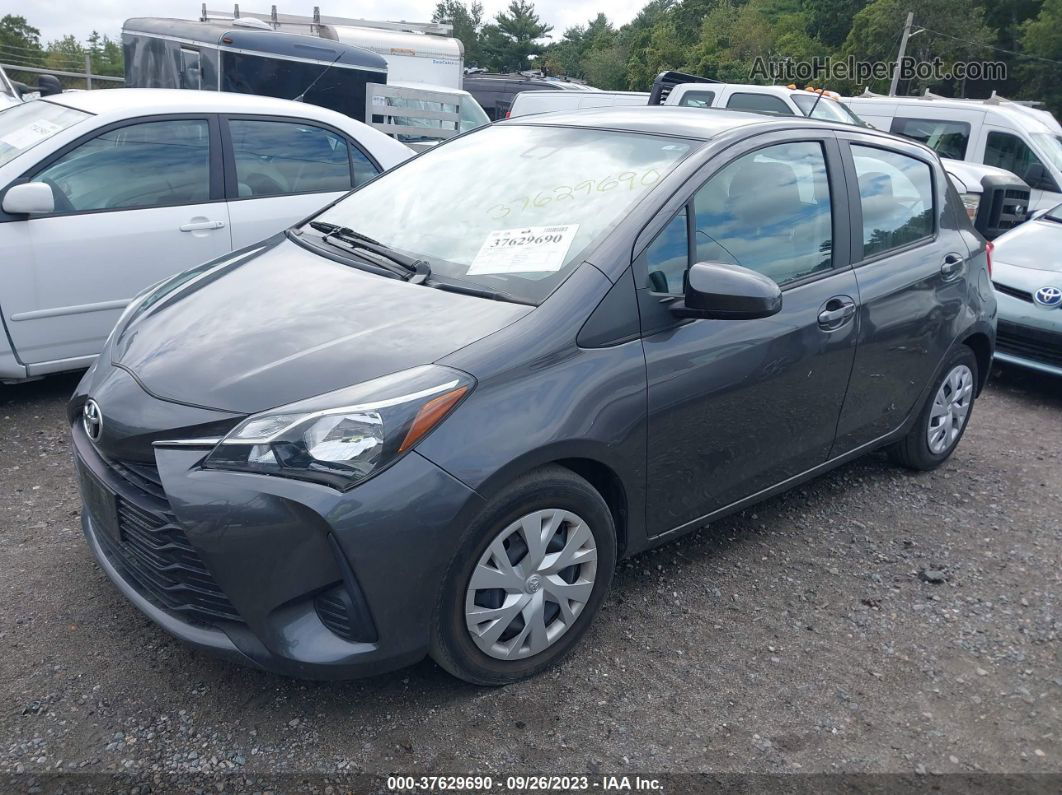 2018 Toyota Yaris L/se/le Gray vin: VNKKTUD34JA096424