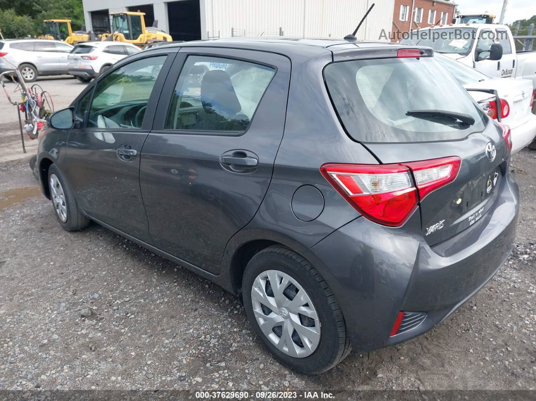 2018 Toyota Yaris L/se/le Gray vin: VNKKTUD34JA096424