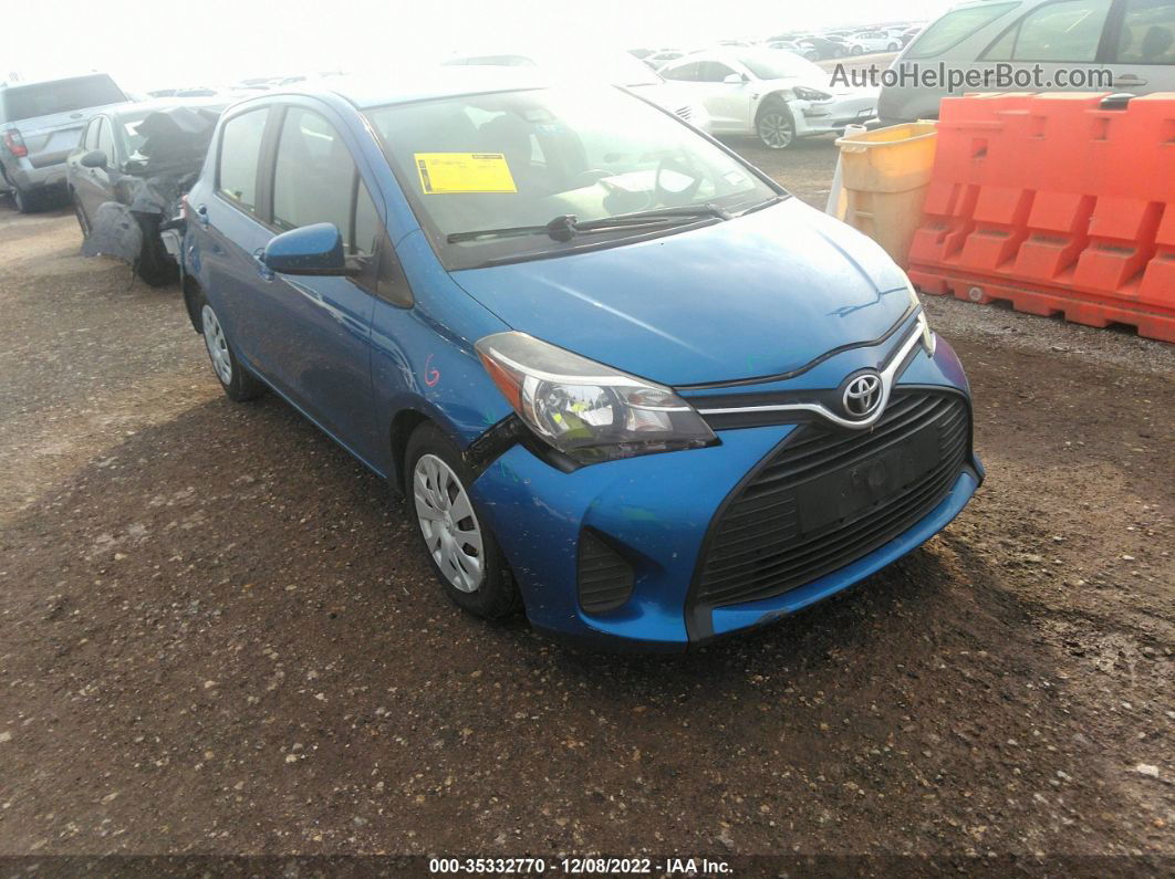 2022 toyota yaris hatchback blue