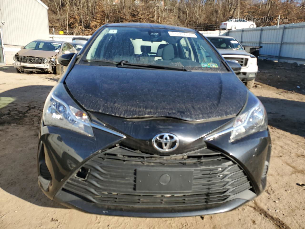 2018 Toyota Yaris L Черный vin: VNKKTUD3XJA092328