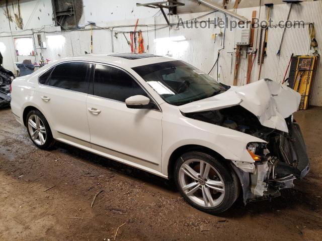 2014 Volkswagen Passat Se Белый vin: VWBN7A34EC030004