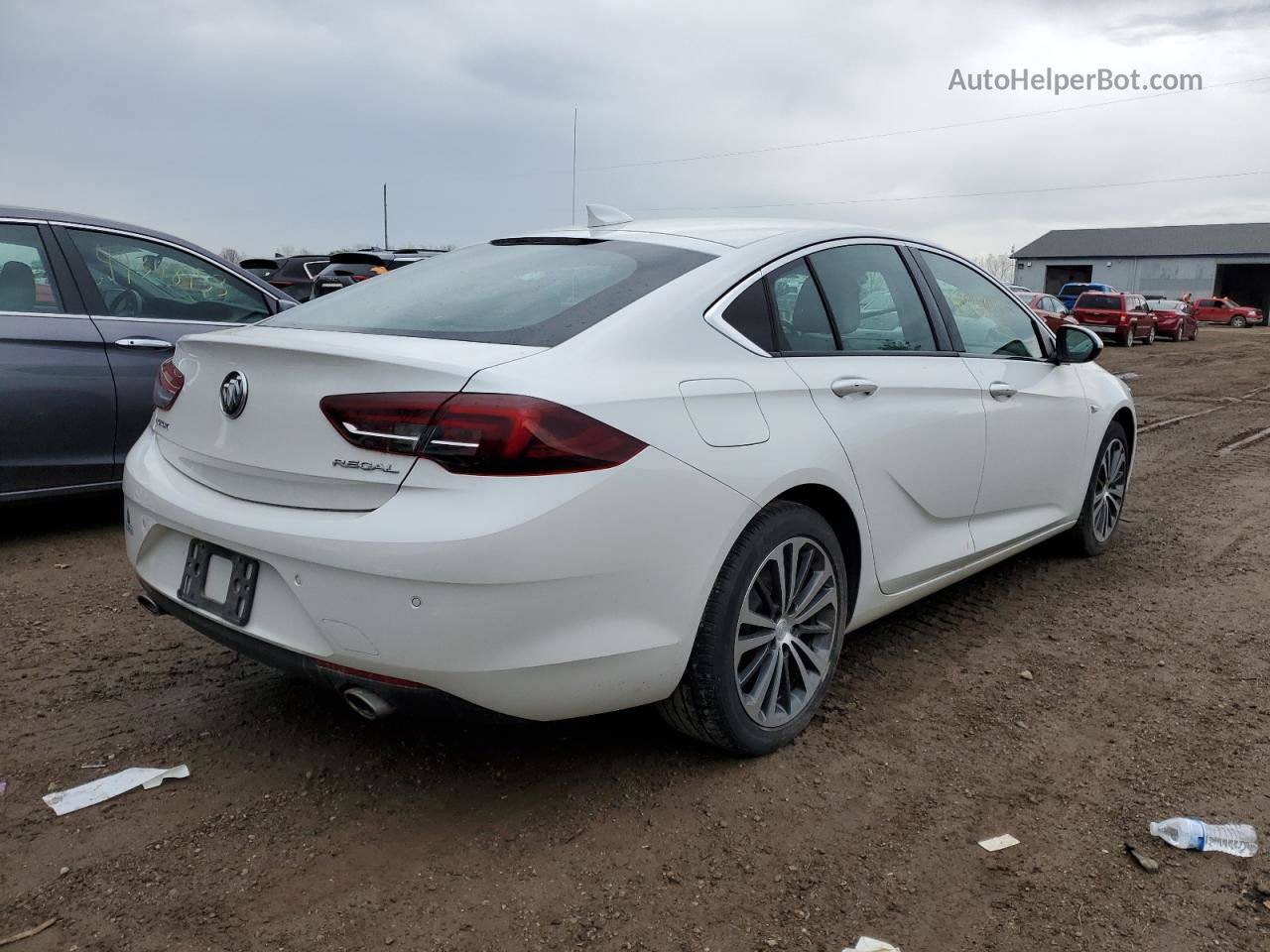 2018 Buick Regal Preferred Ii White vin: W04GM6SX0J1087419