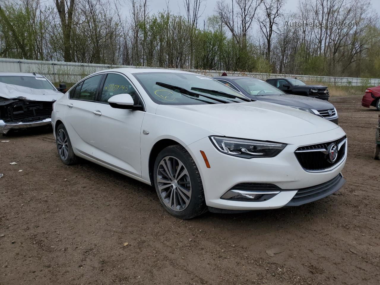 2018 Buick Regal Preferred Ii White vin: W04GM6SX0J1087419