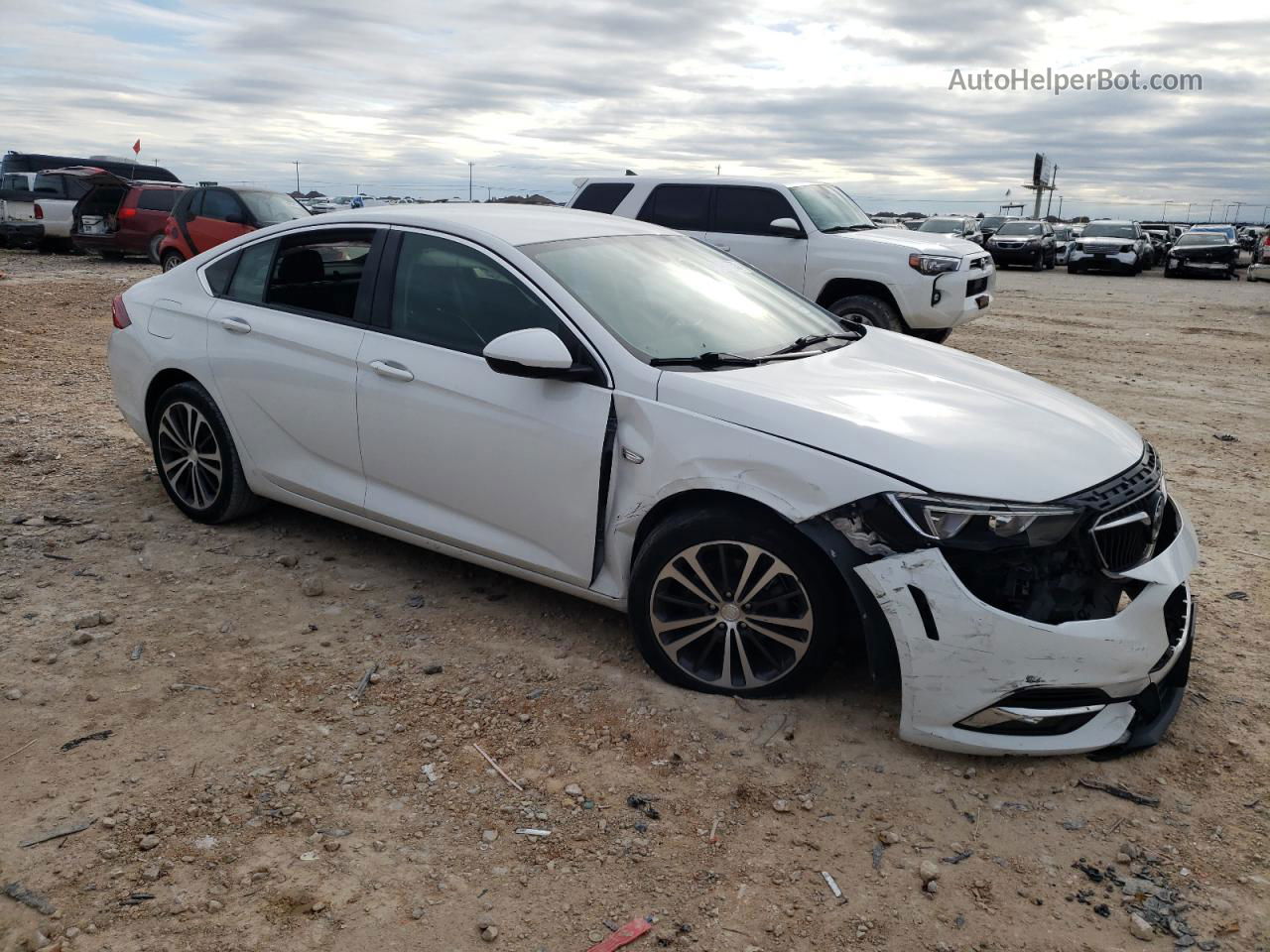 2018 Buick Regal Preferred Ii White vin: W04GM6SX1J1094489