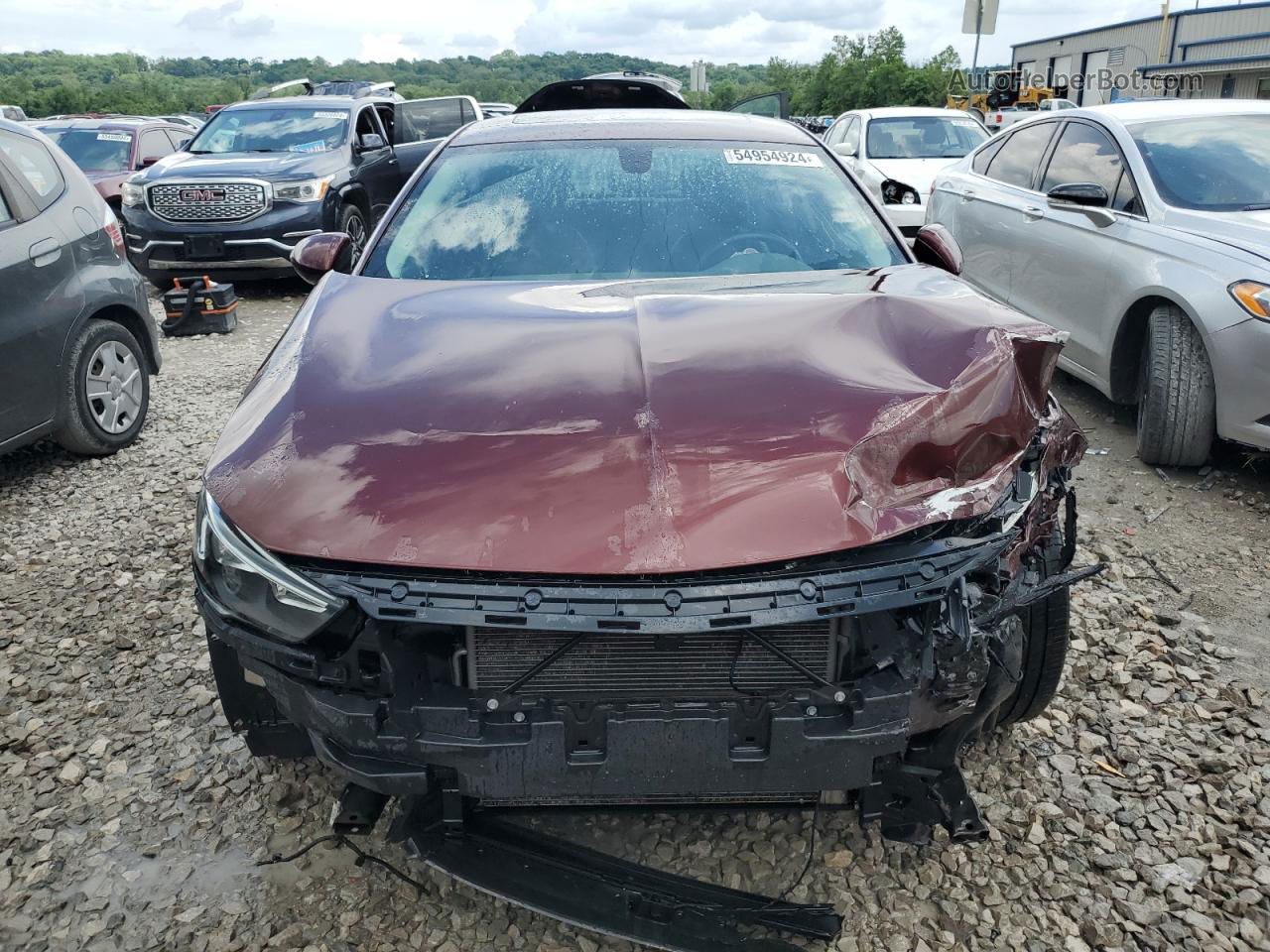 2018 Buick Regal Preferred Ii Maroon vin: W04GM6SX1J1133209