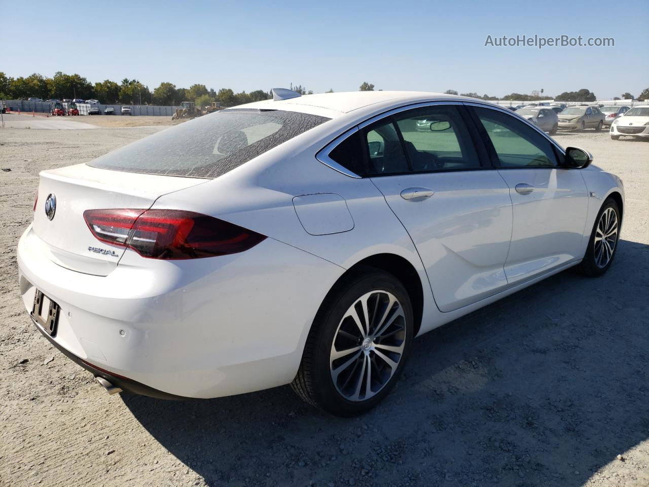 2018 Buick Regal Preferred Ii White vin: W04GM6SX2J1096459