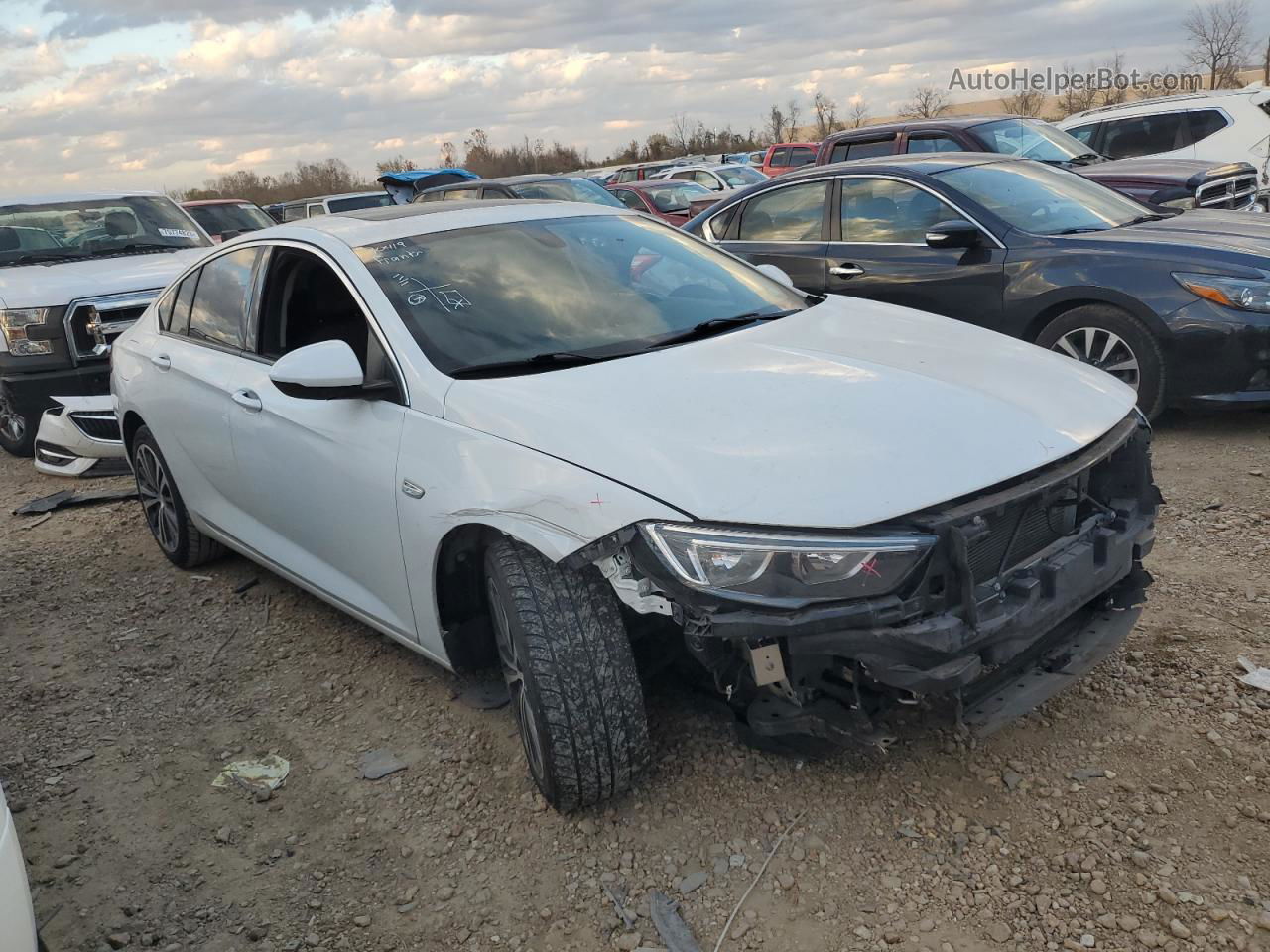 2018 Buick Regal Preferred Ii White vin: W04GM6SX2J1118332