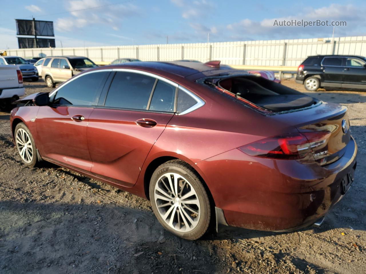 2018 Buick Regal Preferred Ii Burgundy vin: W04GM6SX3J1075538