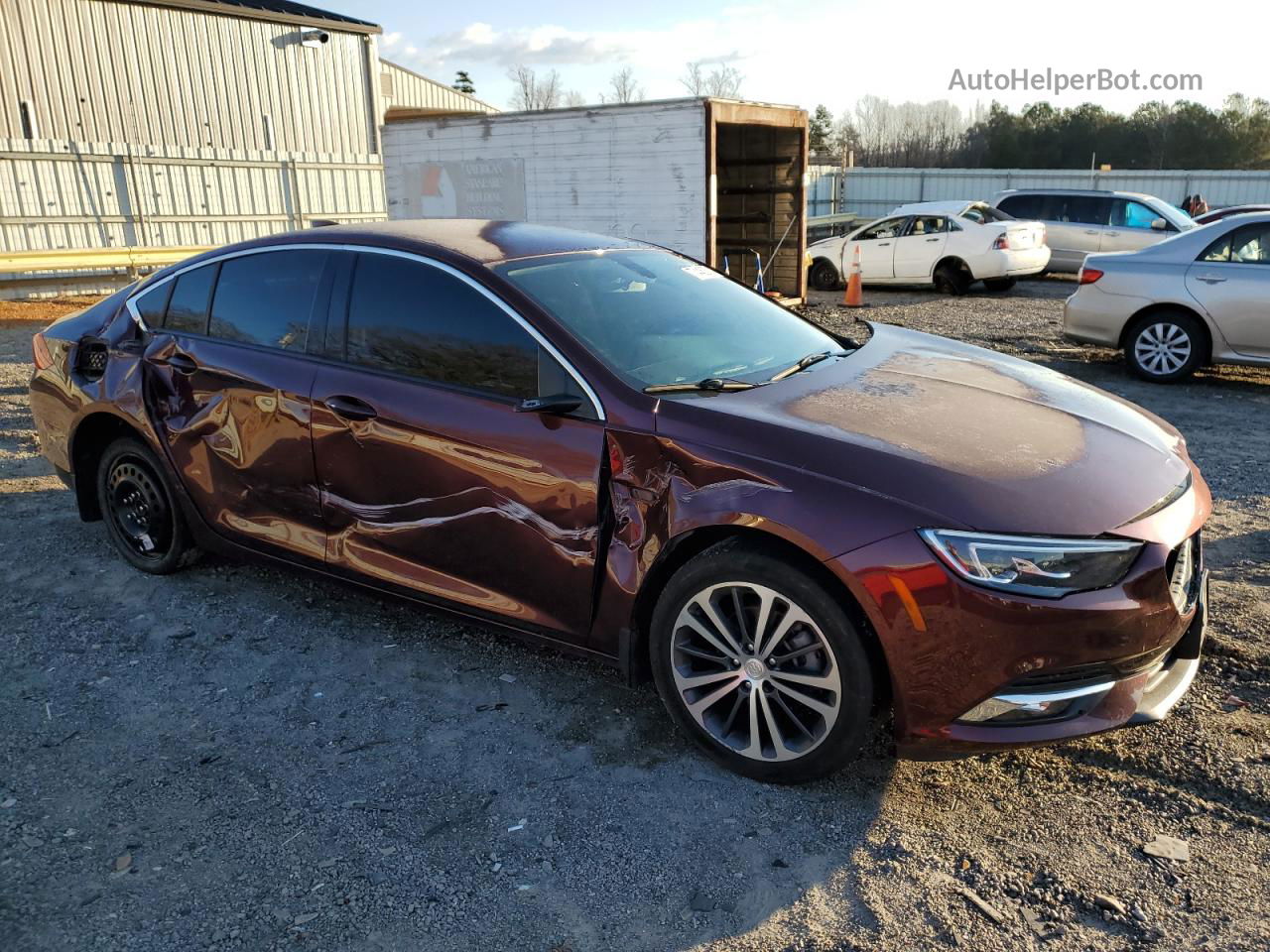 2018 Buick Regal Preferred Ii Burgundy vin: W04GM6SX3J1075538