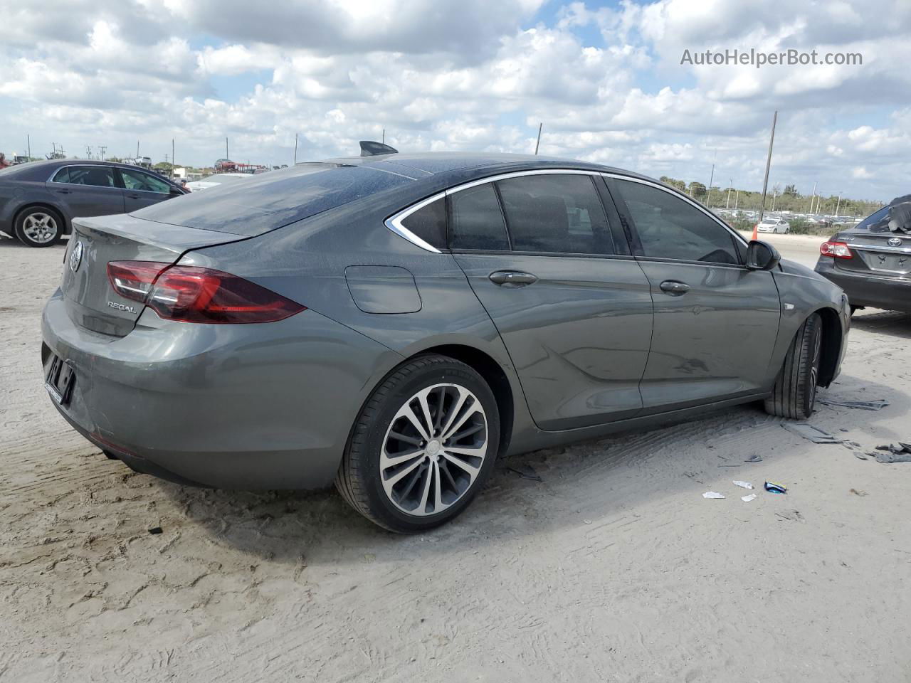 2018 Buick Regal Preferred Ii Gray vin: W04GM6SX3J1116993