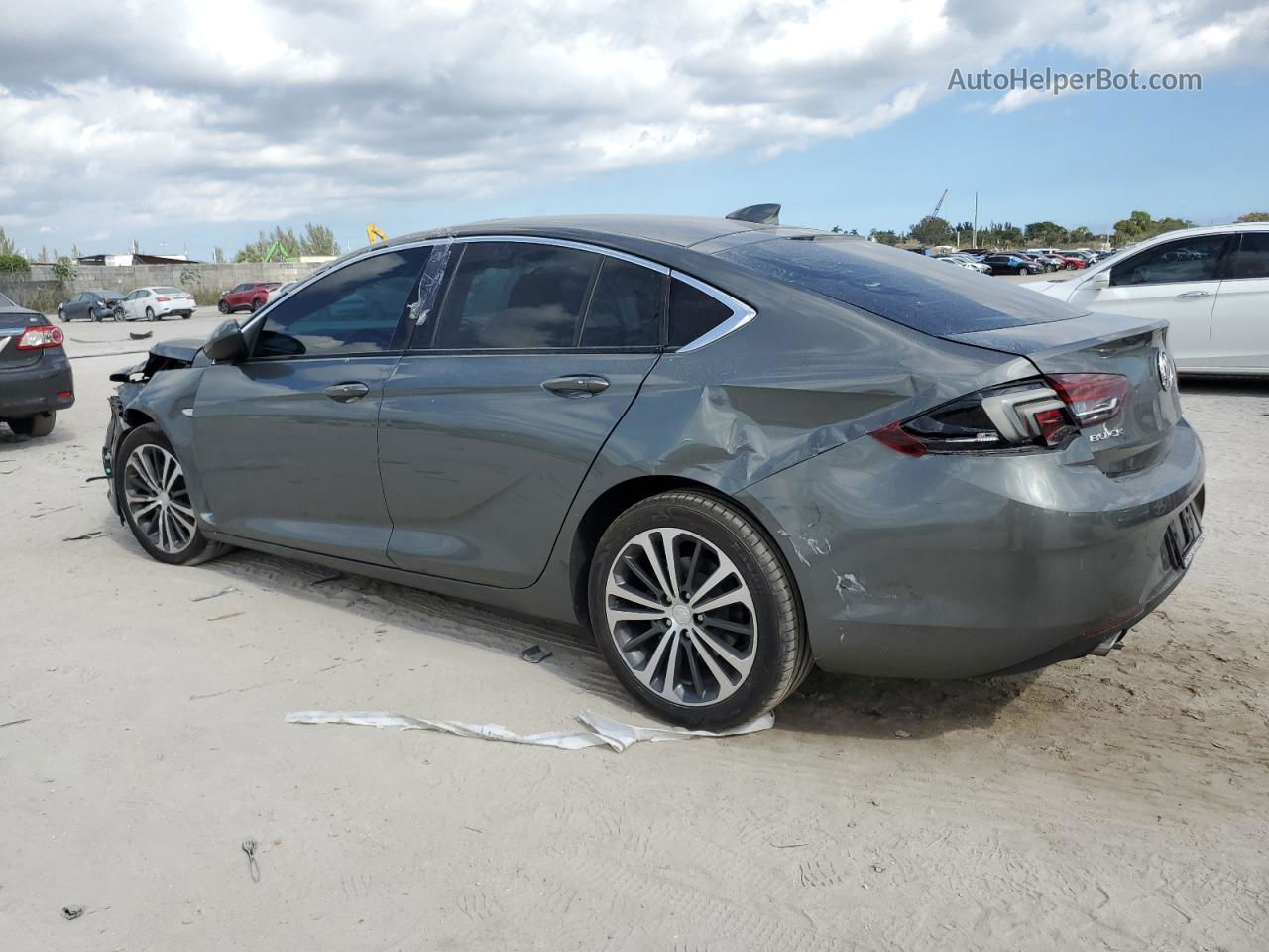 2018 Buick Regal Preferred Ii Gray vin: W04GM6SX3J1116993