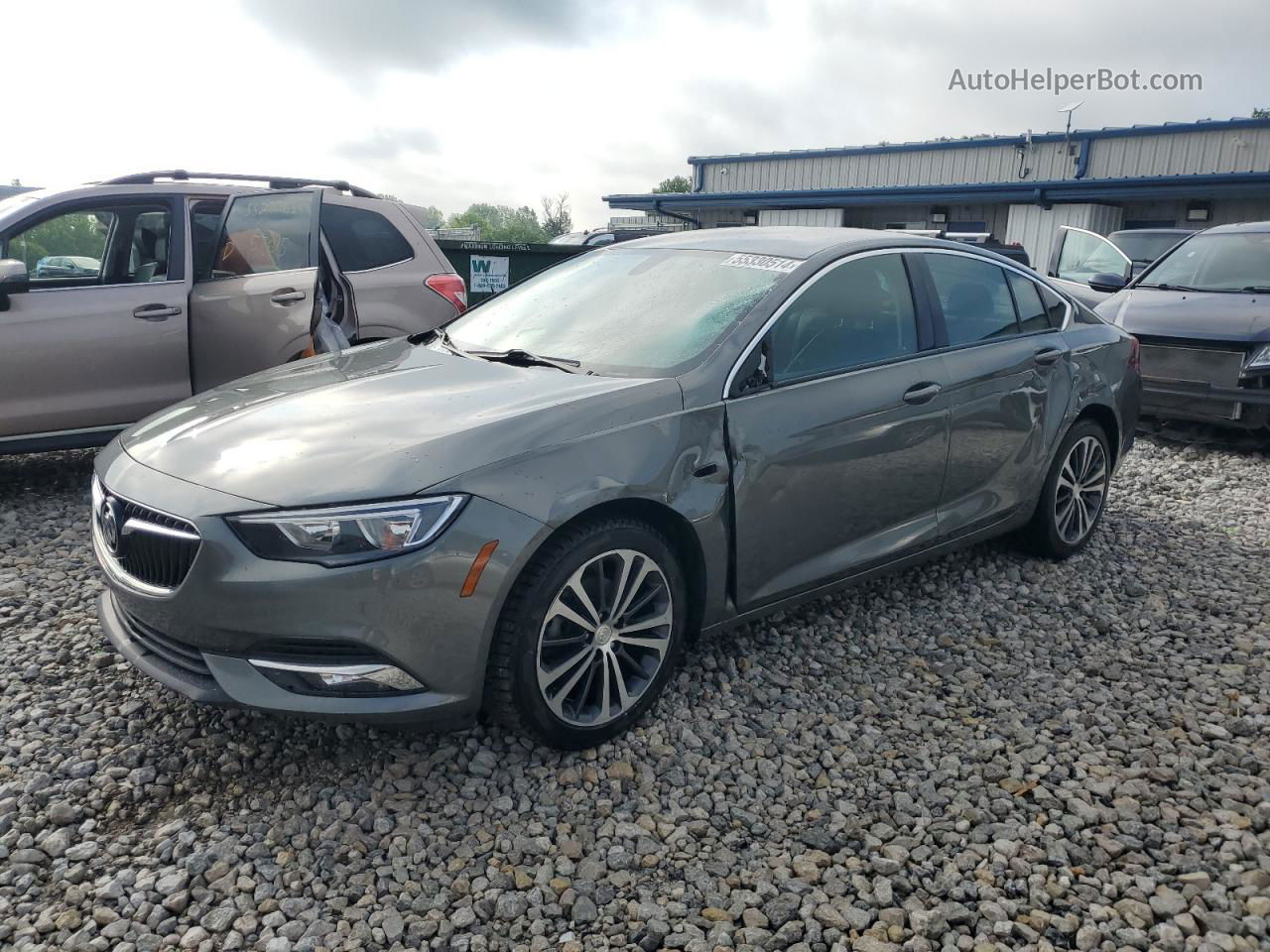 2018 Buick Regal Preferred Ii Gray vin: W04GM6SX6J1171504