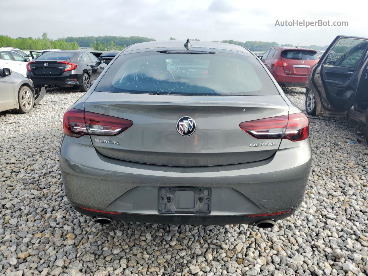 2018 Buick Regal Preferred Ii Gray vin: W04GM6SX6J1171504