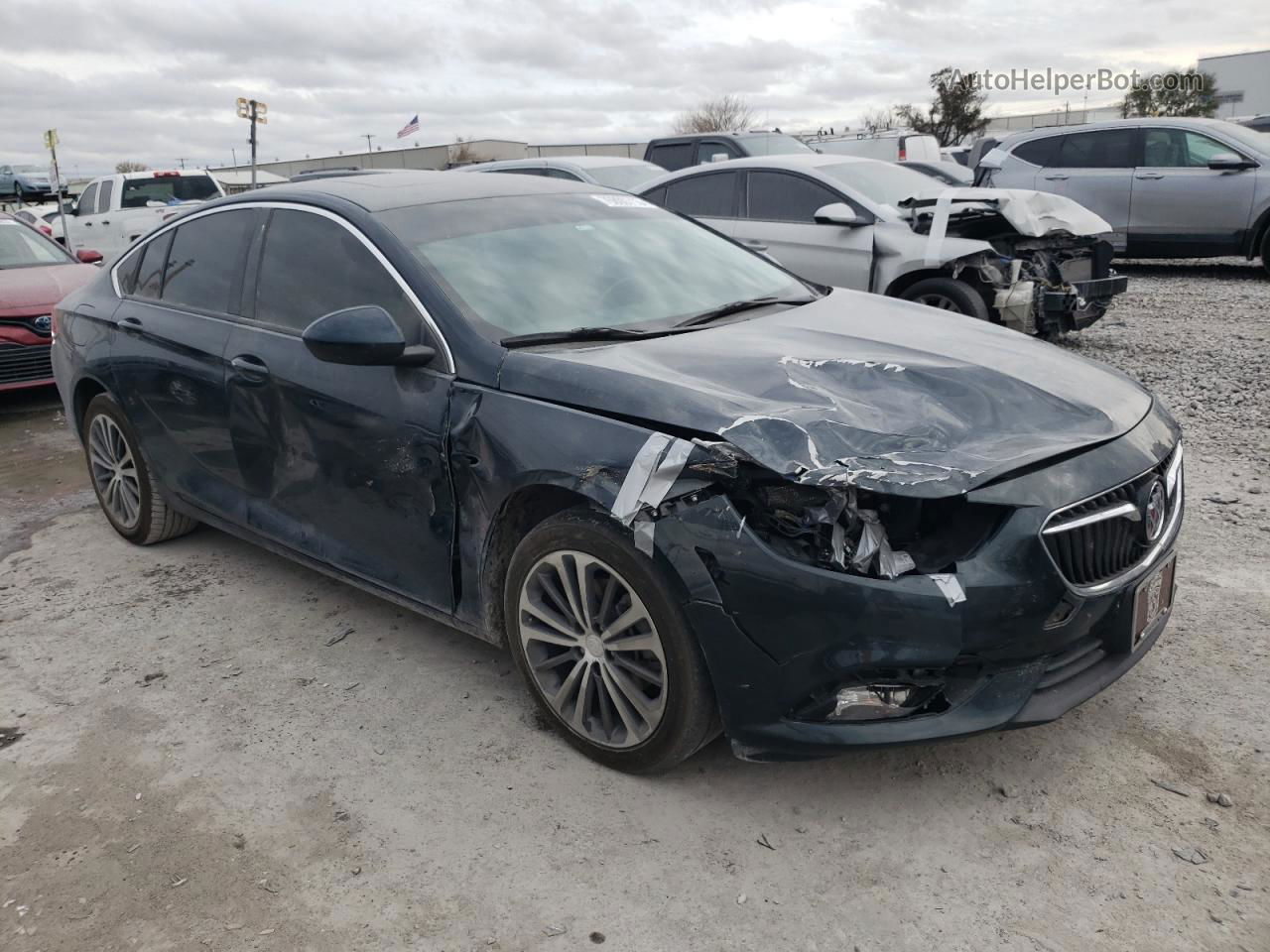 2018 Buick Regal Preferred Ii Синий vin: W04GM6SX9J1070540