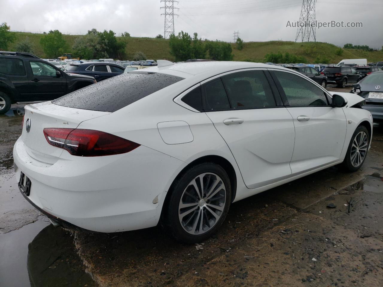 2018 Buick Regal Preferred Ii White vin: W04GM6SX9J1132647