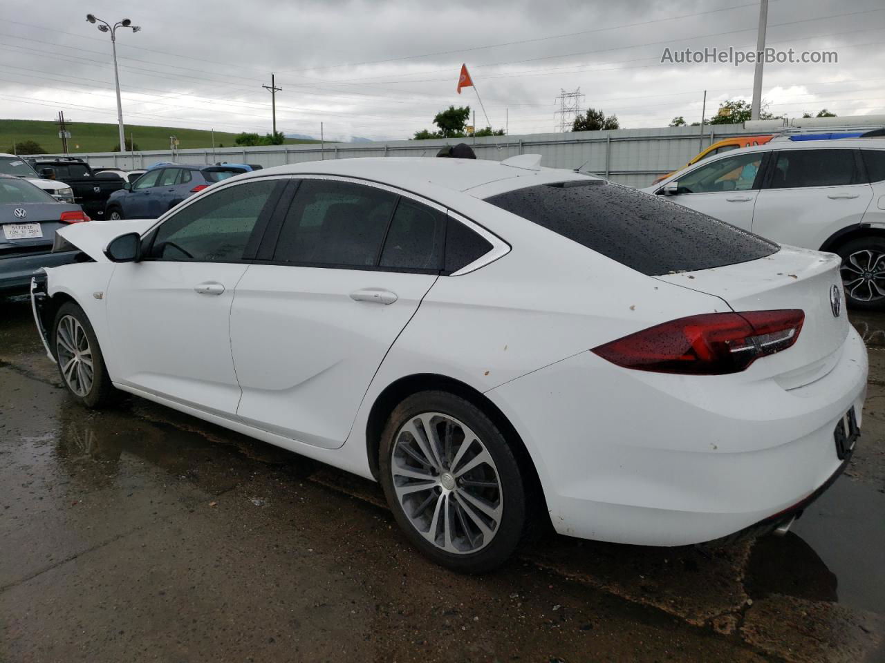 2018 Buick Regal Preferred Ii White vin: W04GM6SX9J1132647