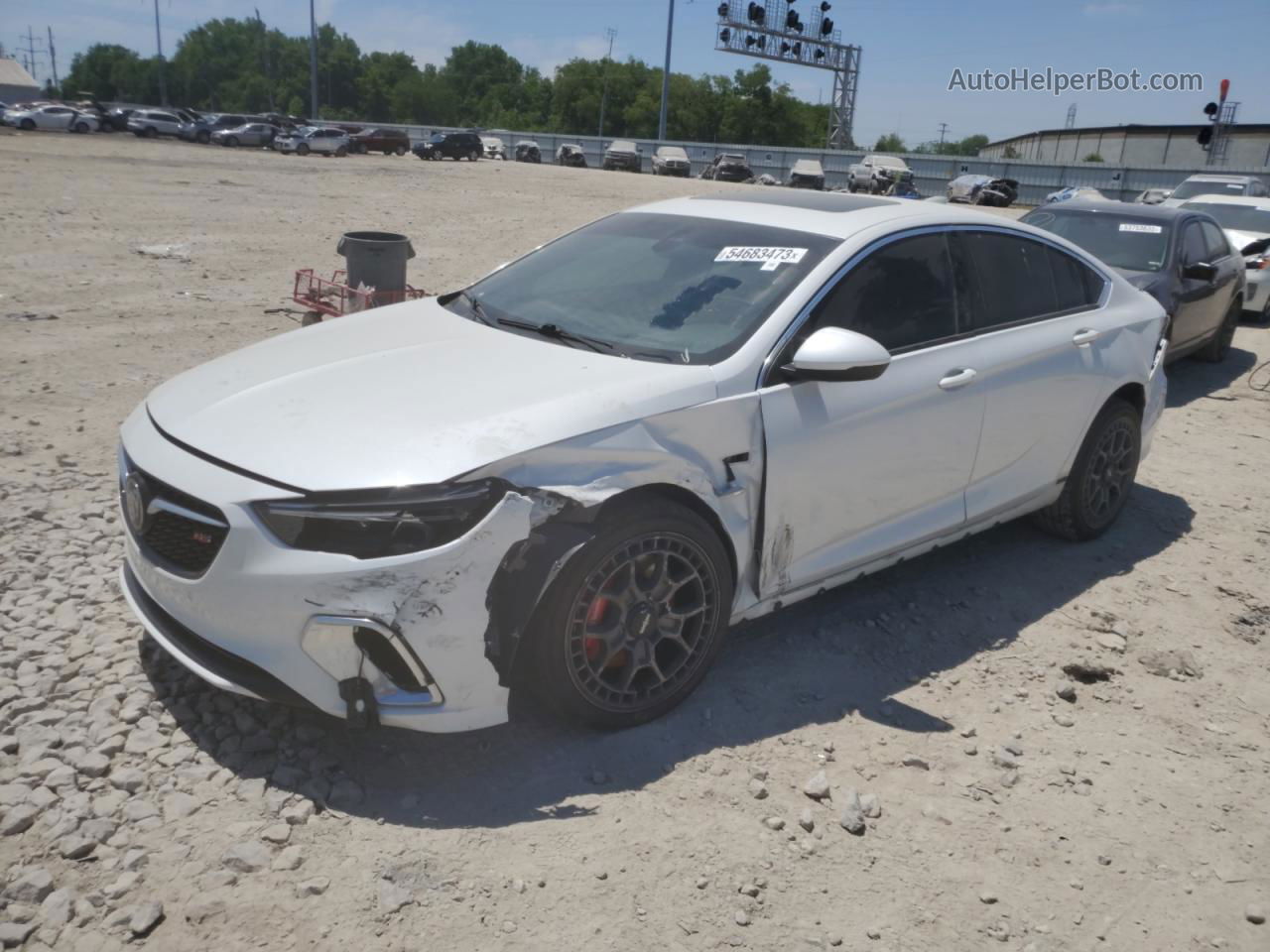 2018 Buick Regal Gs White vin: W04GS6SS6J1110311