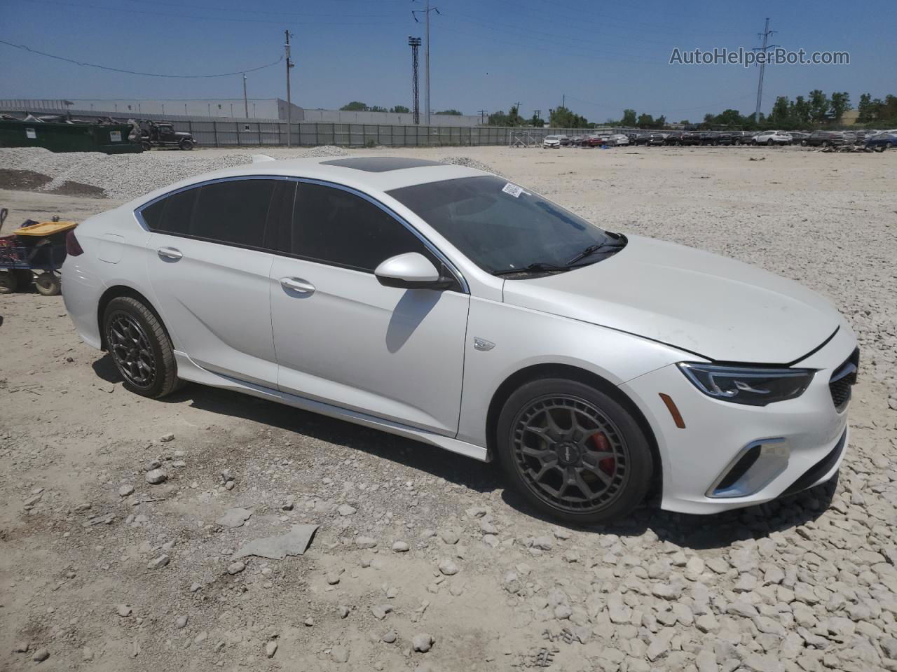 2018 Buick Regal Gs White vin: W04GS6SS6J1110311