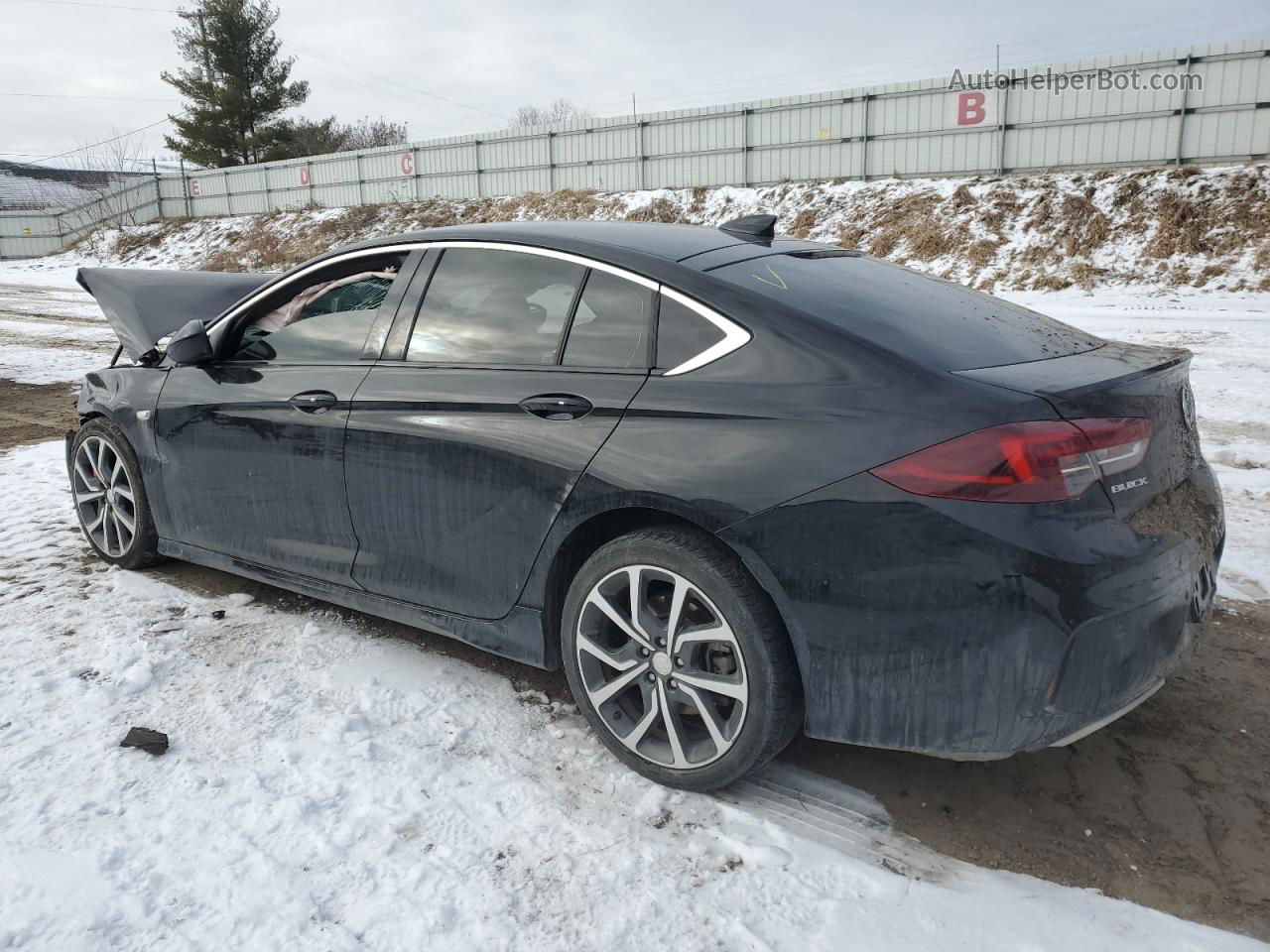 2018 Buick Regal Gs Black vin: W04GS6SS8J1130558