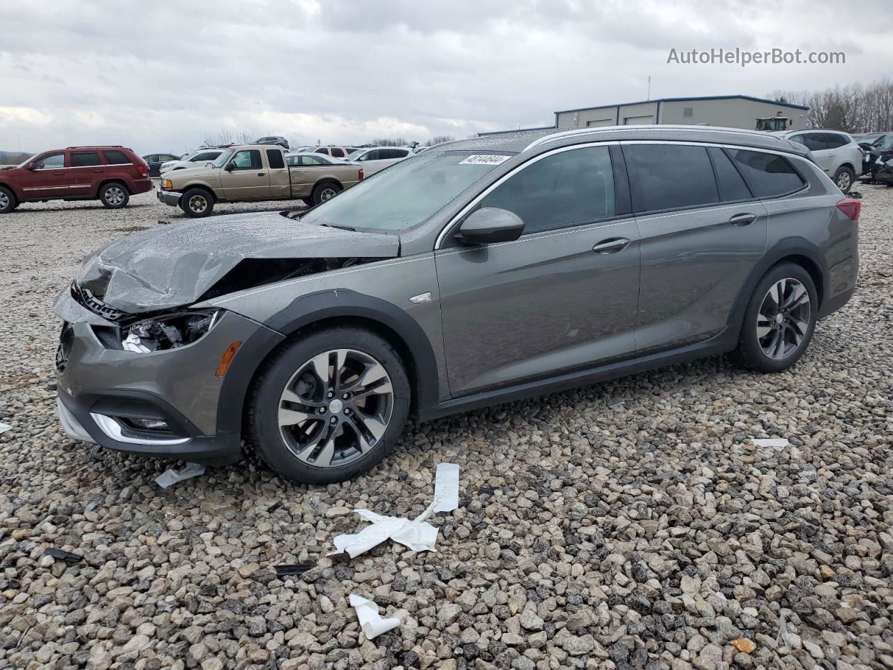 2018 Buick Regal Tourx Essence Серый vin: W04GV8SX2J1161318