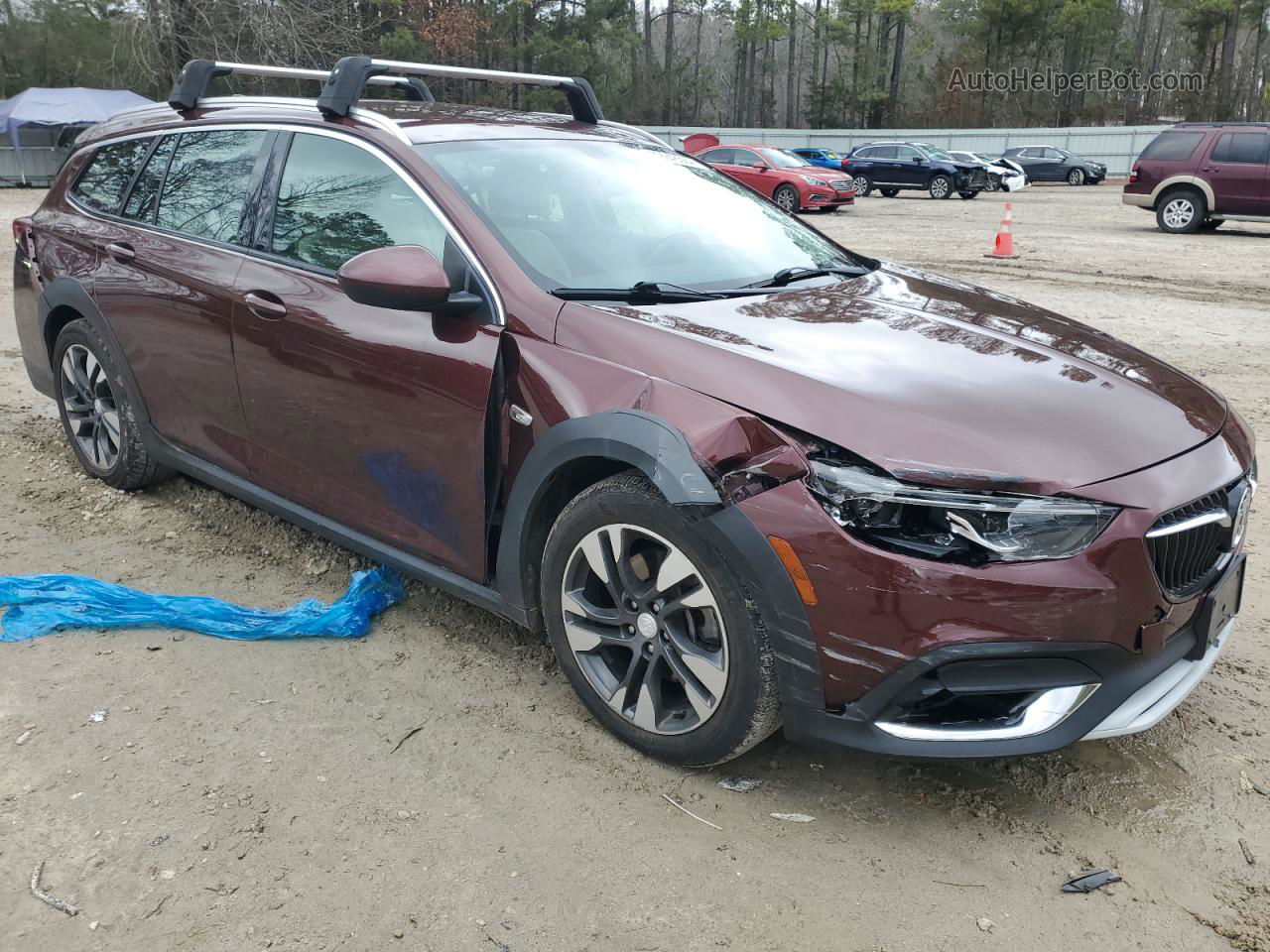 2018 Buick Regal Tourx Essence Бордовый vin: W04GV8SX5J1114008