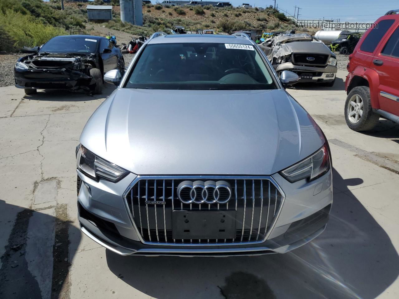 2019 Audi A4 Allroad Premium Silver vin: WA17NAF44KA109911