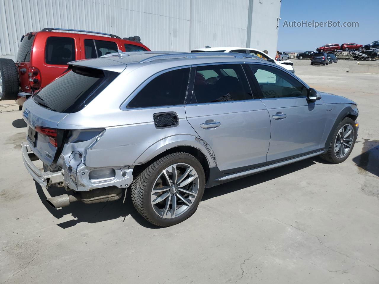 2019 Audi A4 Allroad Premium Silver vin: WA17NAF44KA109911