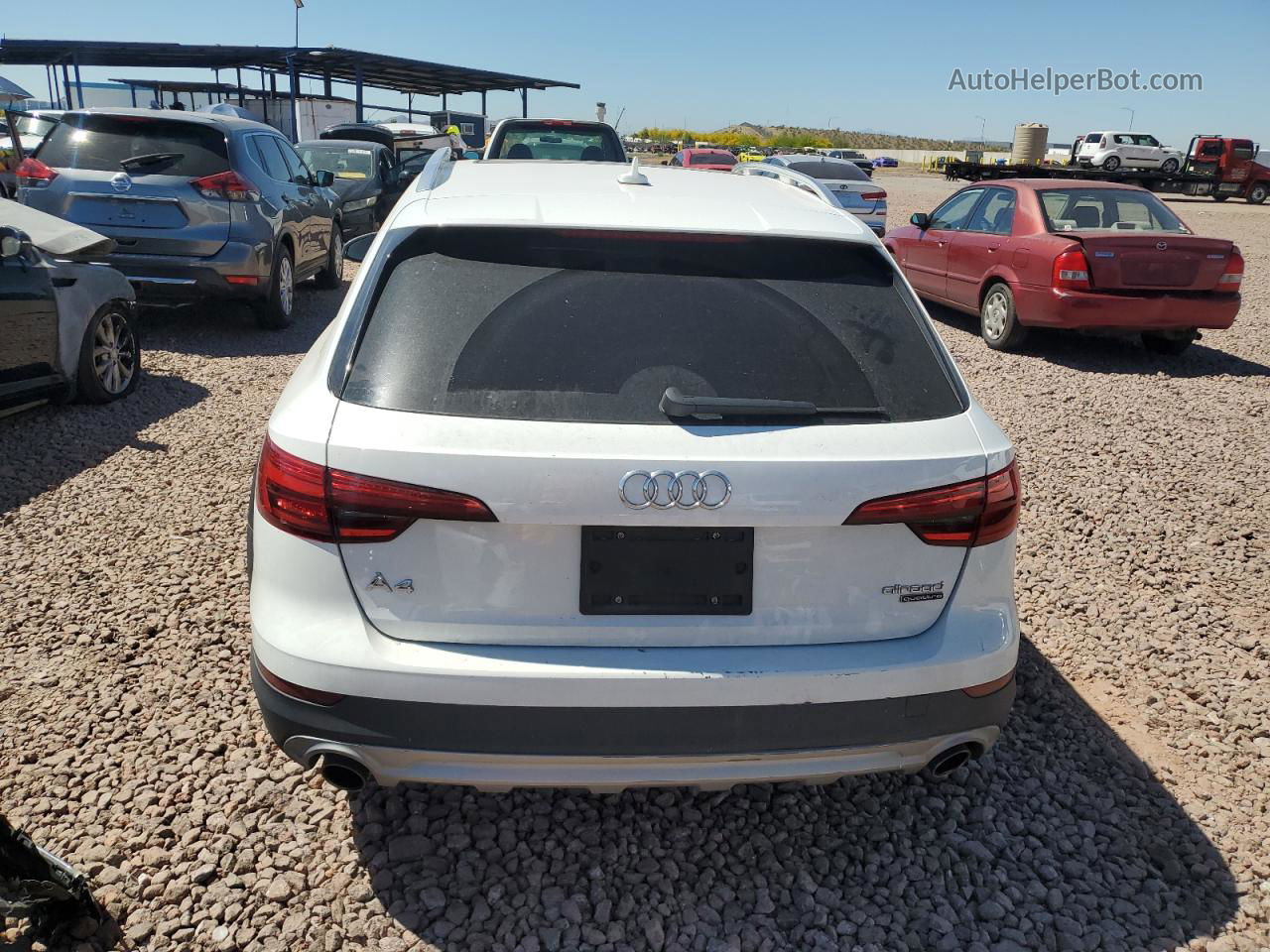 2017 Audi A4 Allroad Premium White vin: WA17NAF47HA064178