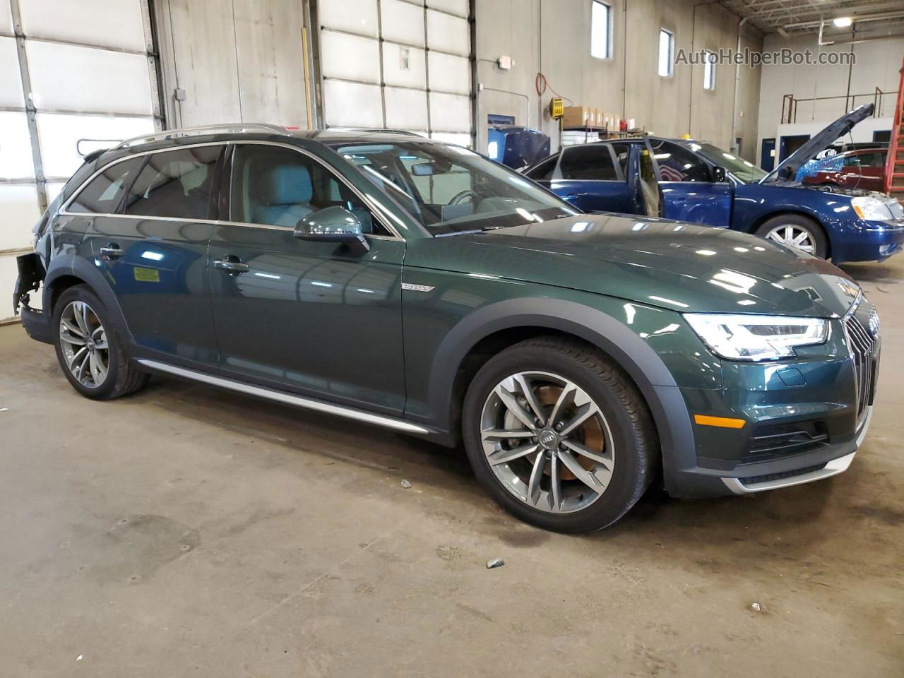 2019 Audi A4 Allroad Premium Plus Green vin: WA18NAF40KA039392