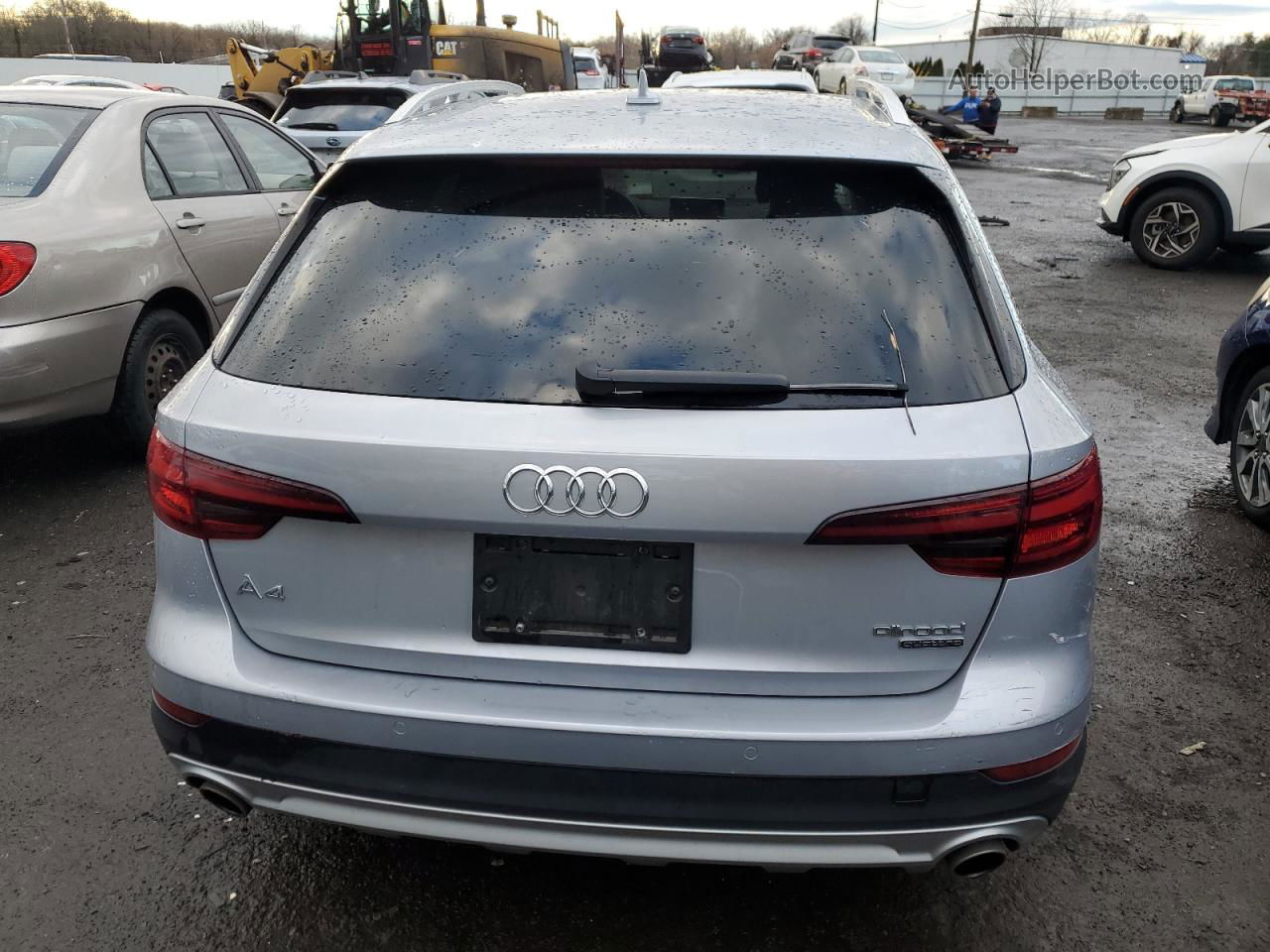 2018 Audi A4 Allroad Premium Plus Silver vin: WA18NAF41JA058290