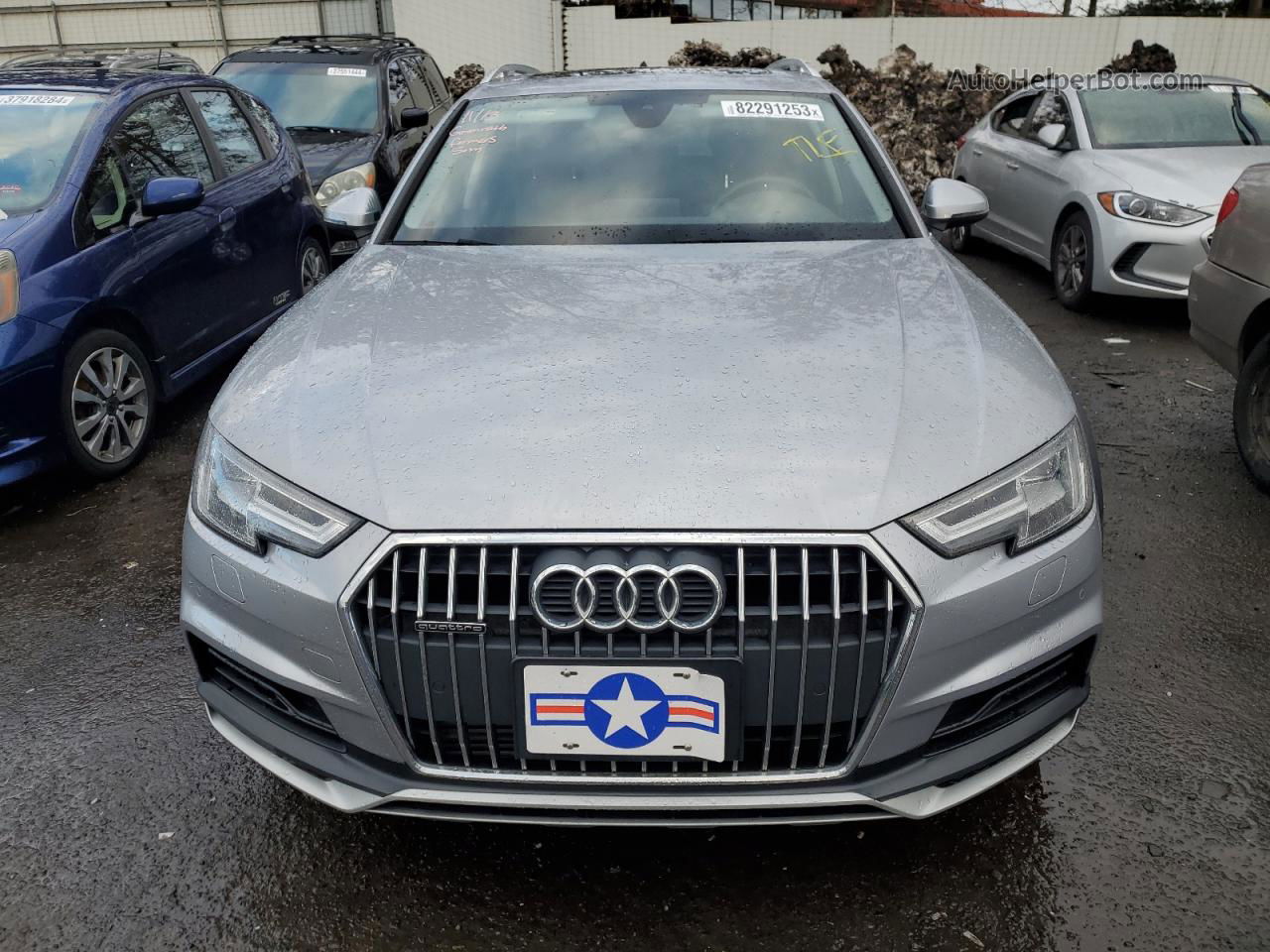 2018 Audi A4 Allroad Premium Plus Silver vin: WA18NAF41JA058290