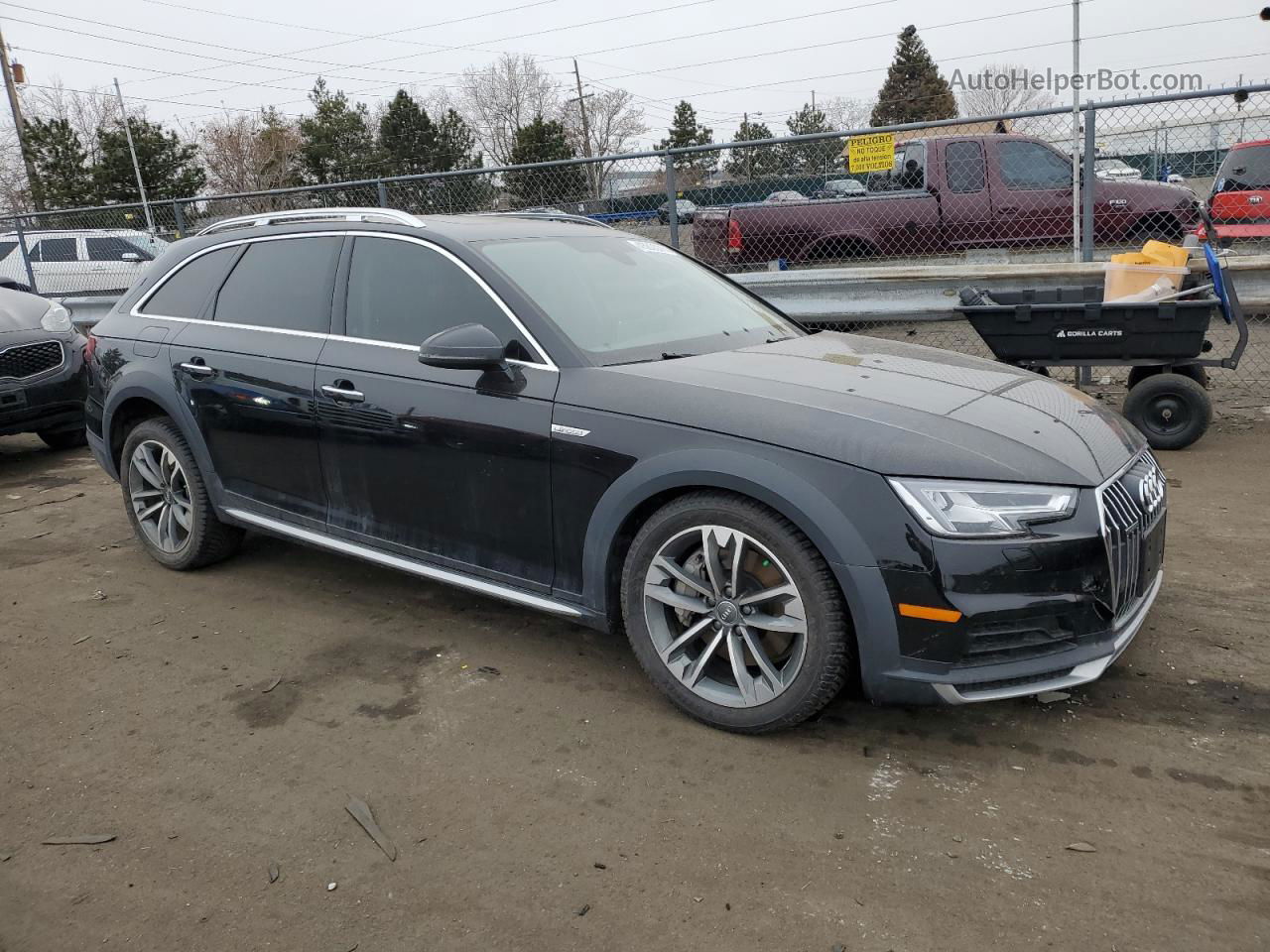 2019 Audi A4 Allroad Premium Plus Black vin: WA18NAF44KA012423