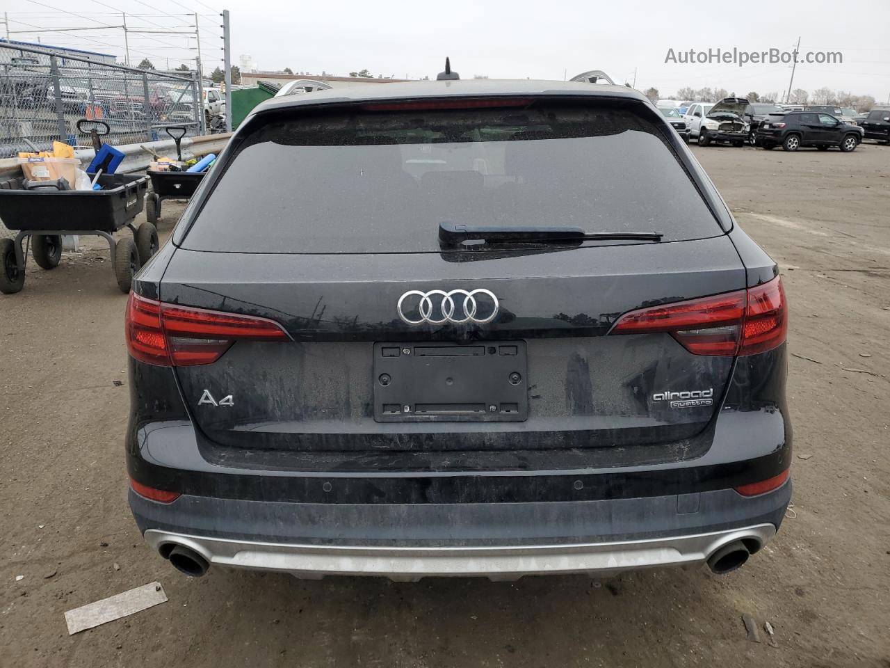 2019 Audi A4 Allroad Premium Plus Black vin: WA18NAF44KA012423