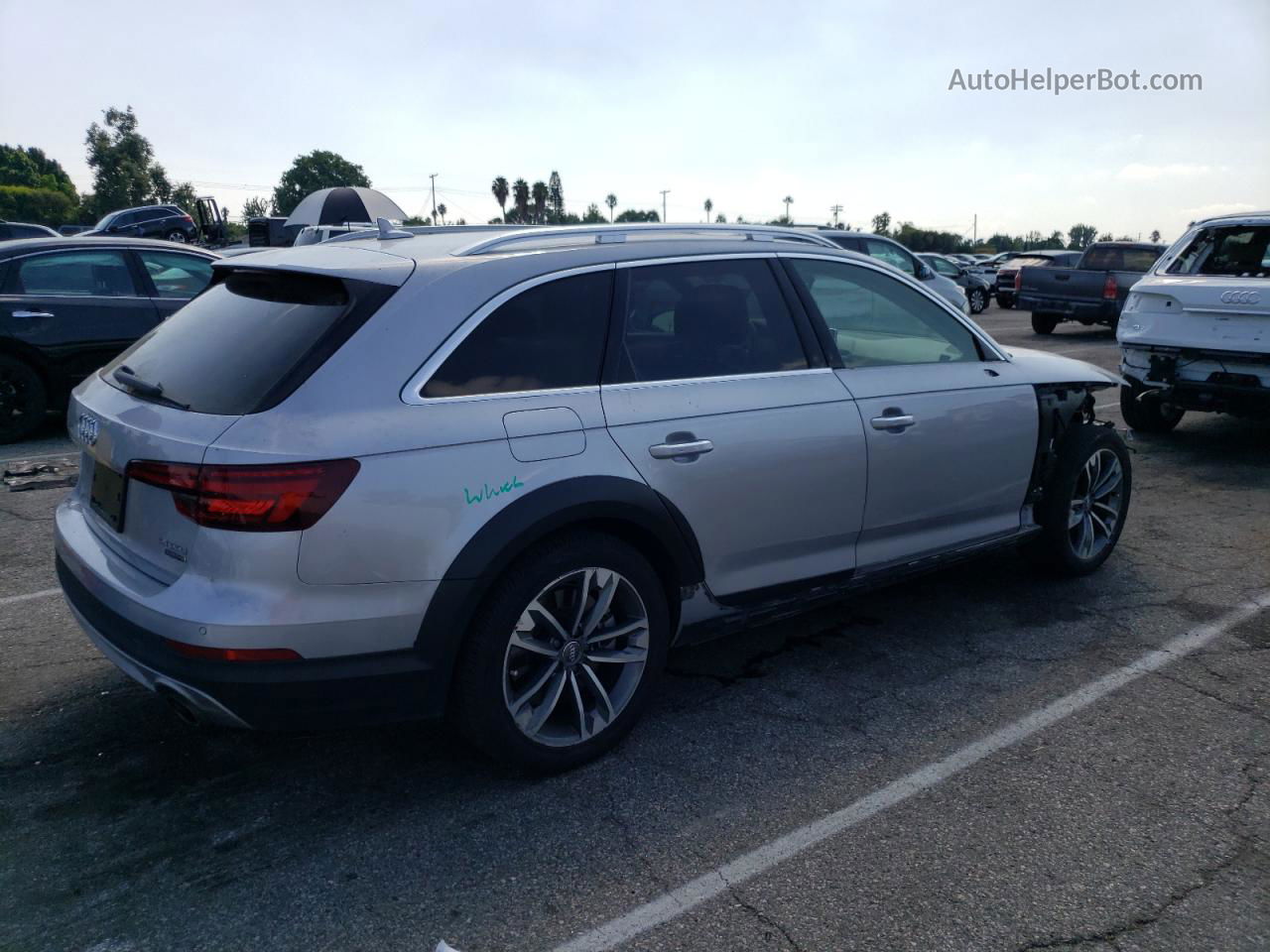 2019 Audi A4 Allroad Premium Plus Silver vin: WA18NAF44KA110223