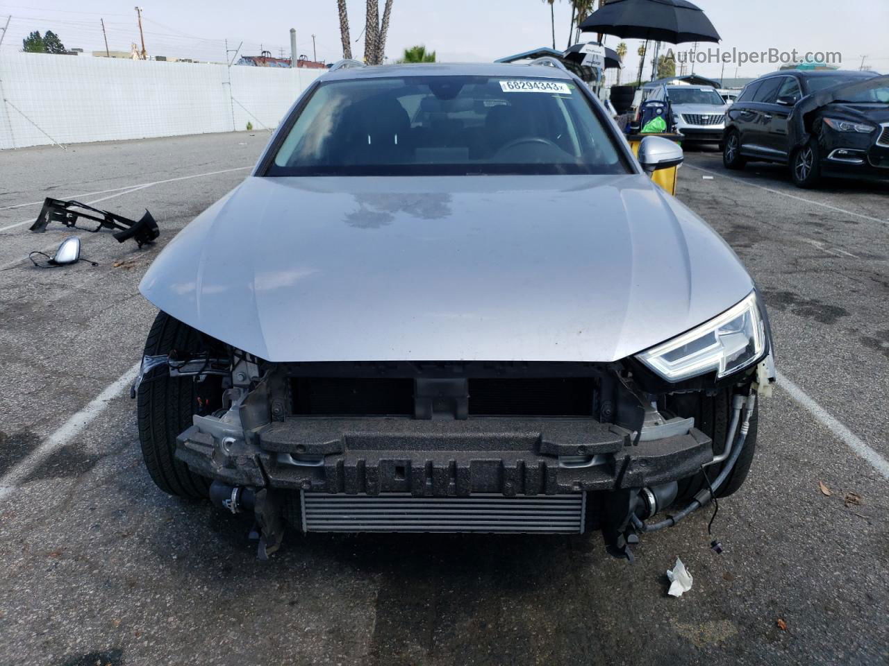 2019 Audi A4 Allroad Premium Plus Silver vin: WA18NAF44KA110223