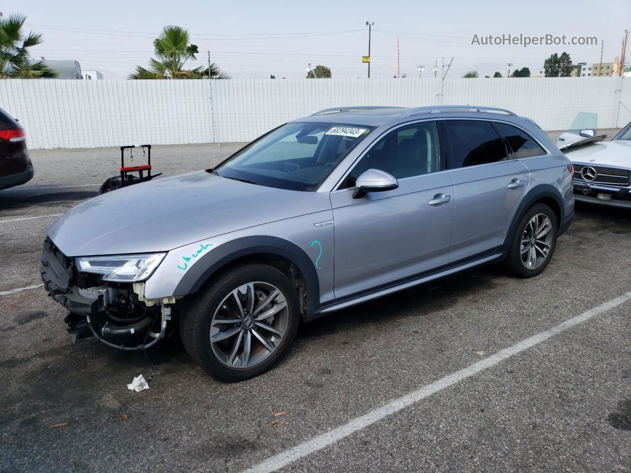 2019 Audi A4 Allroad Premium Plus Silver vin: WA18NAF44KA110223