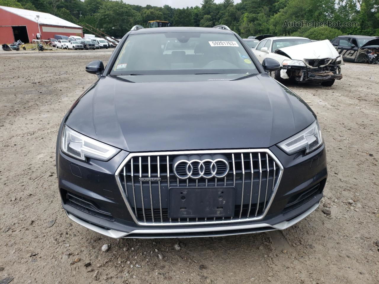 2018 Audi A4 Allroad Premium Plus Синий vin: WA18NAF45JA062939