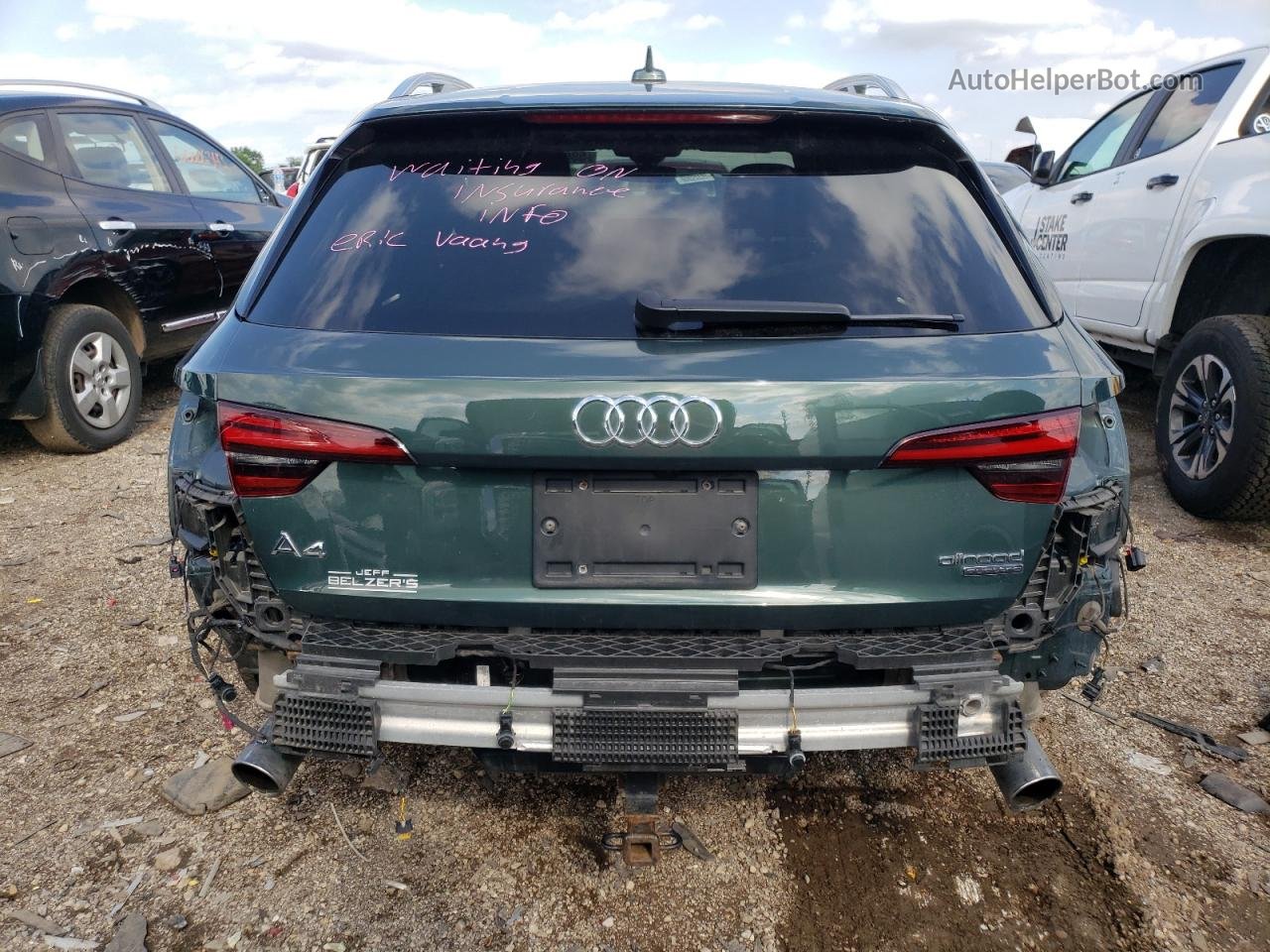 2018 Audi A4 Allroad Premium Plus Green vin: WA18NAF45JA136943