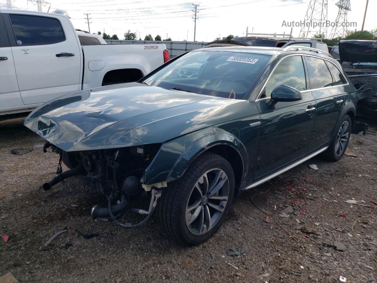 2018 Audi A4 Allroad Premium Plus Green vin: WA18NAF45JA136943