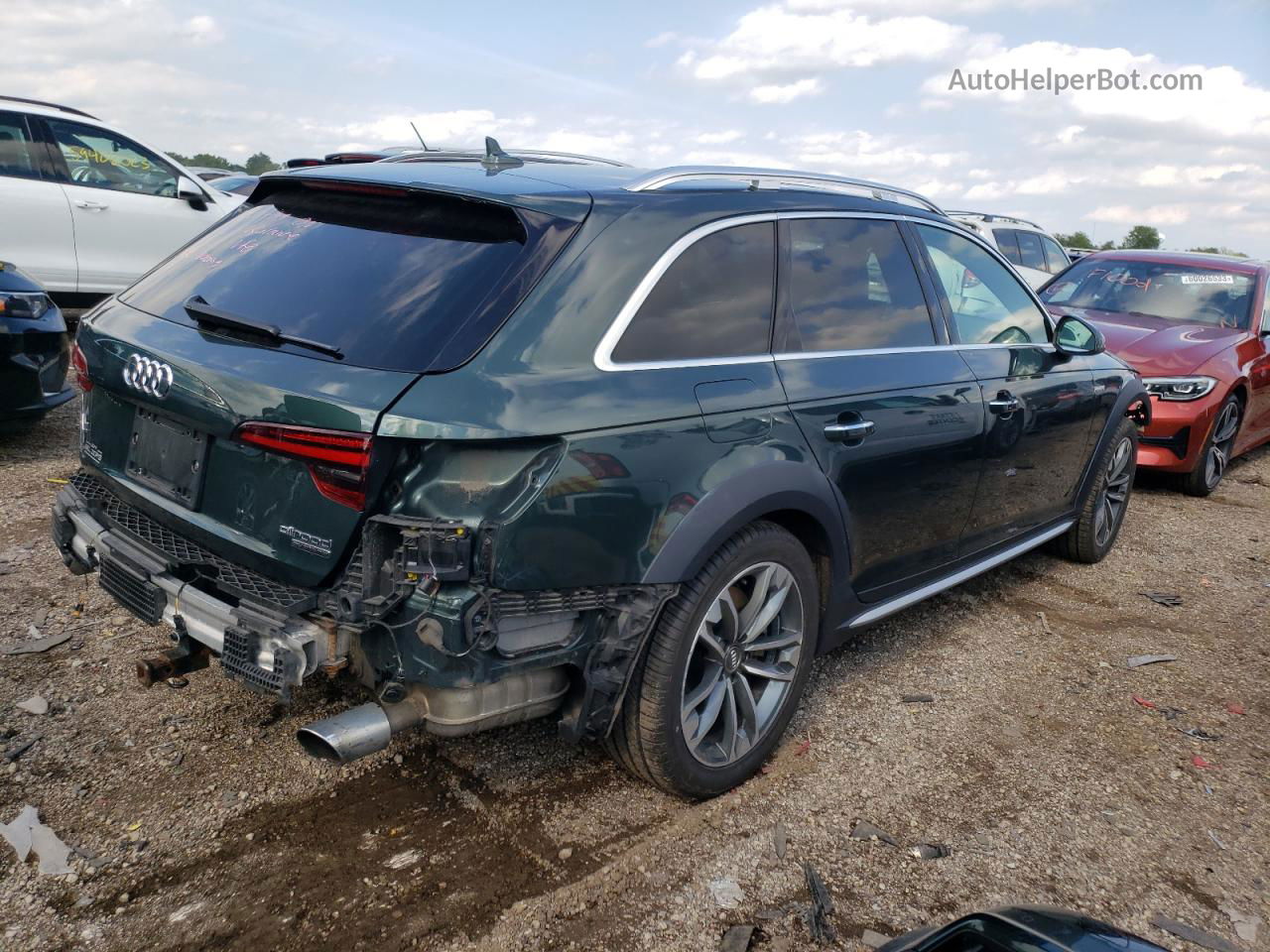 2018 Audi A4 Allroad Premium Plus Green vin: WA18NAF45JA136943