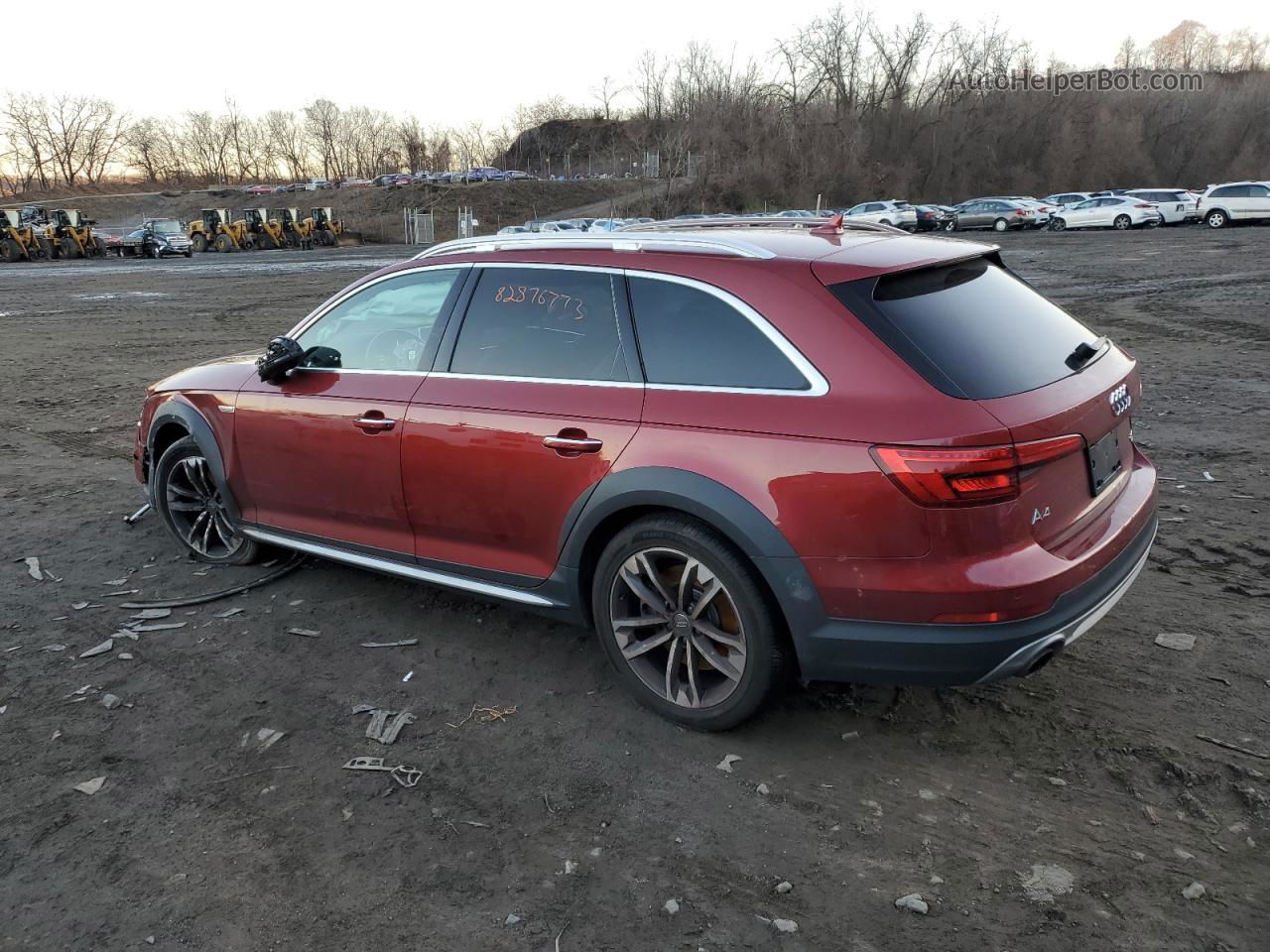 2017 Audi A4 Allroad Premium Plus Бордовый vin: WA18NAF46HA088265