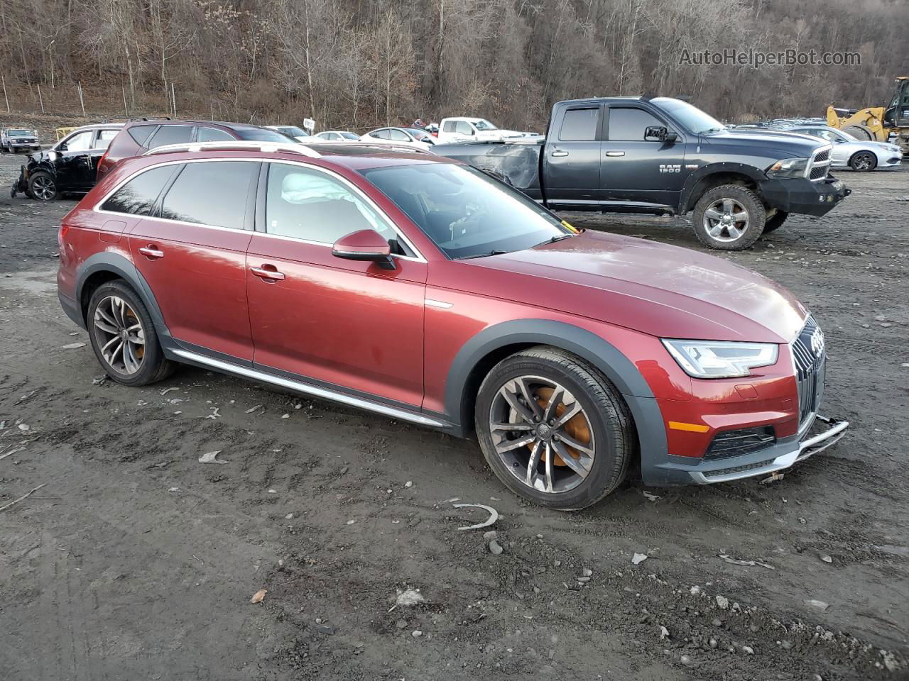 2017 Audi A4 Allroad Premium Plus Burgundy vin: WA18NAF46HA088265